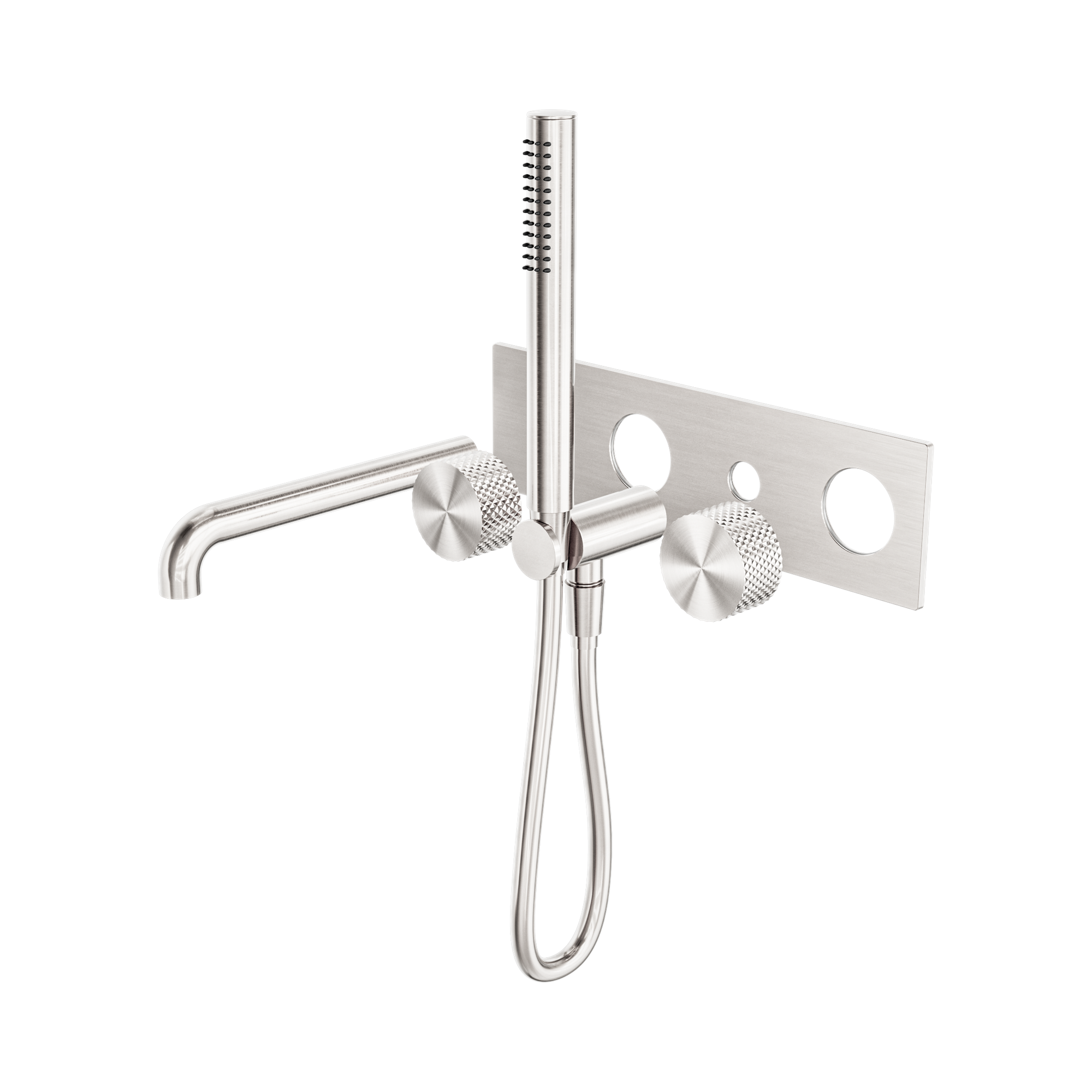NR252003a230t BN Opal Progressive Shower System With Spout 230mm Trim Kits Only Brushed Nickel image 1