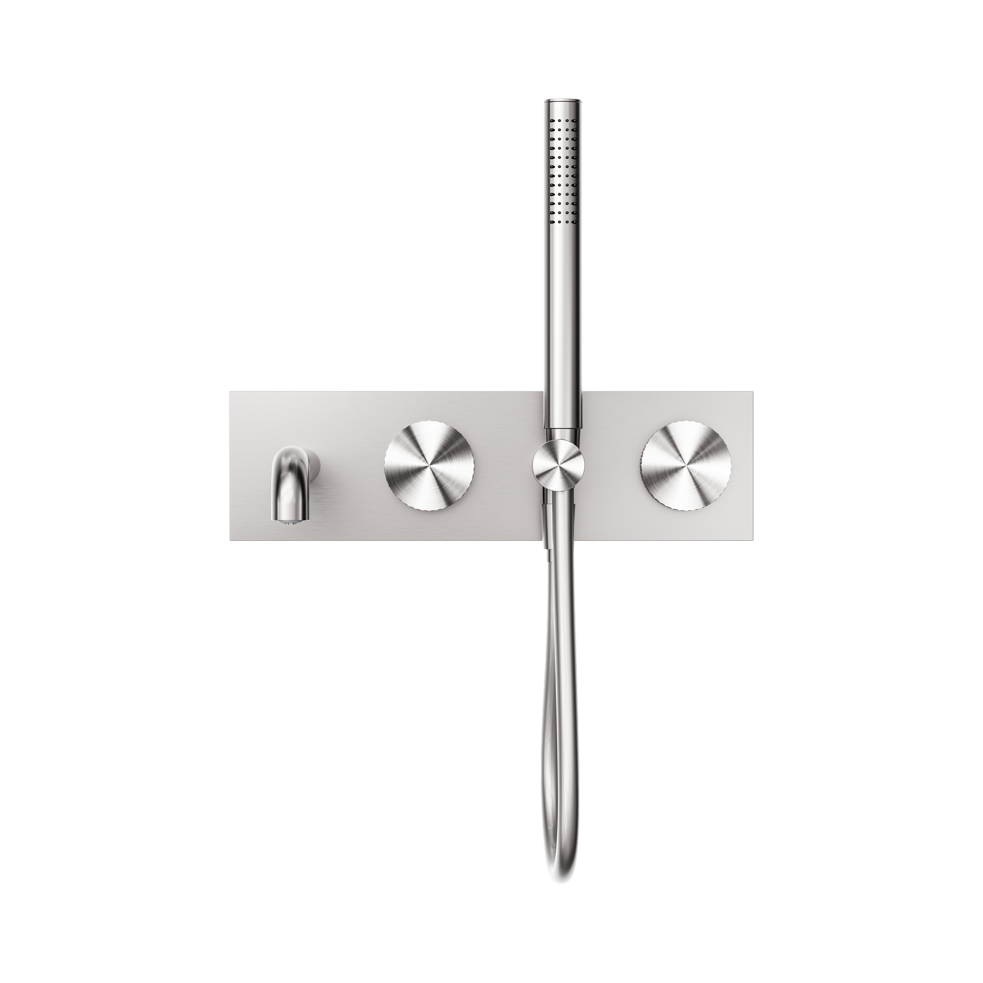NR252003a250 BN Opal Progressive Shower System With Spout 250mm Brushed Nickel image 2