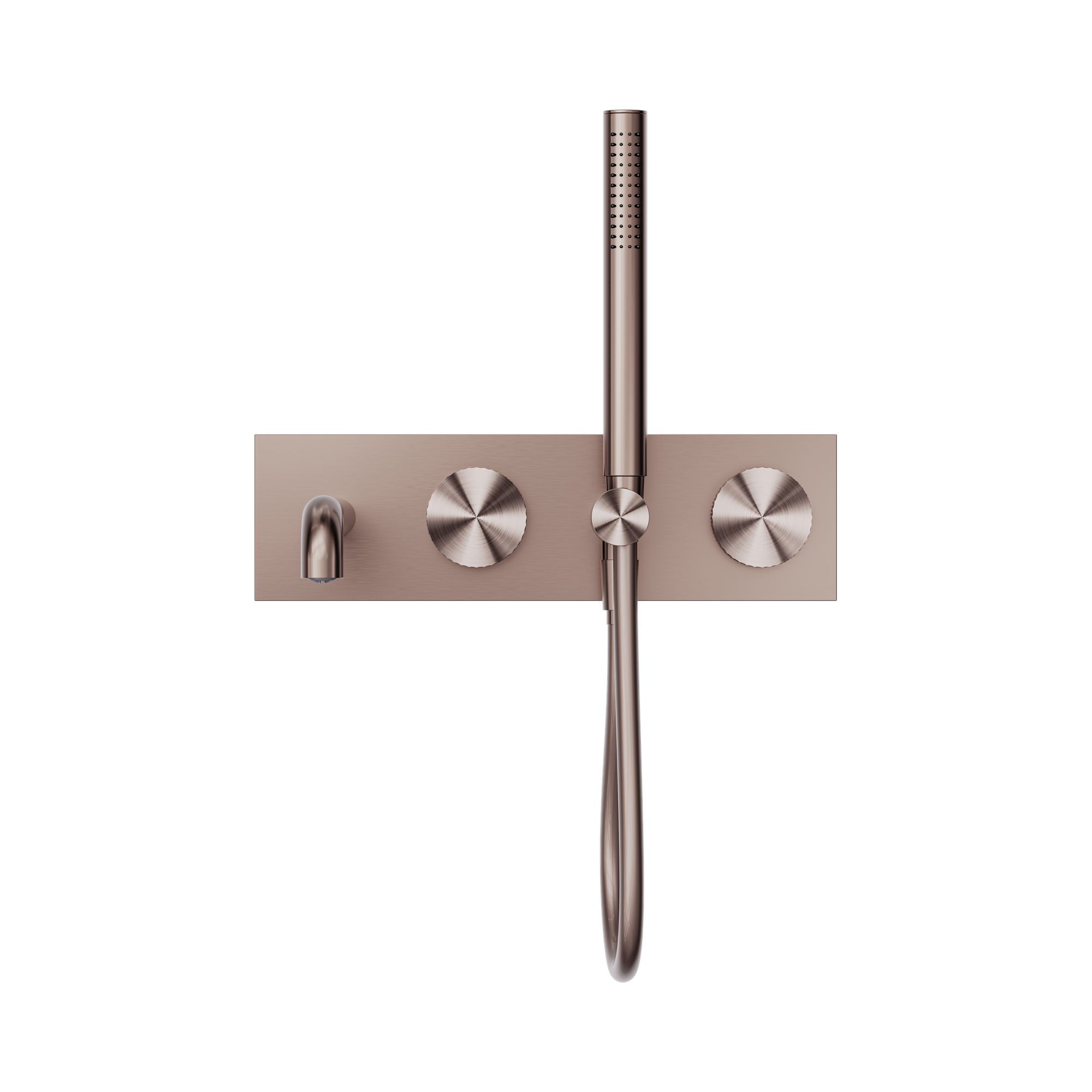 NR252003a250 BZ Opal Progressive Shower System With Spout 250mm Brushed Bronze image 2
