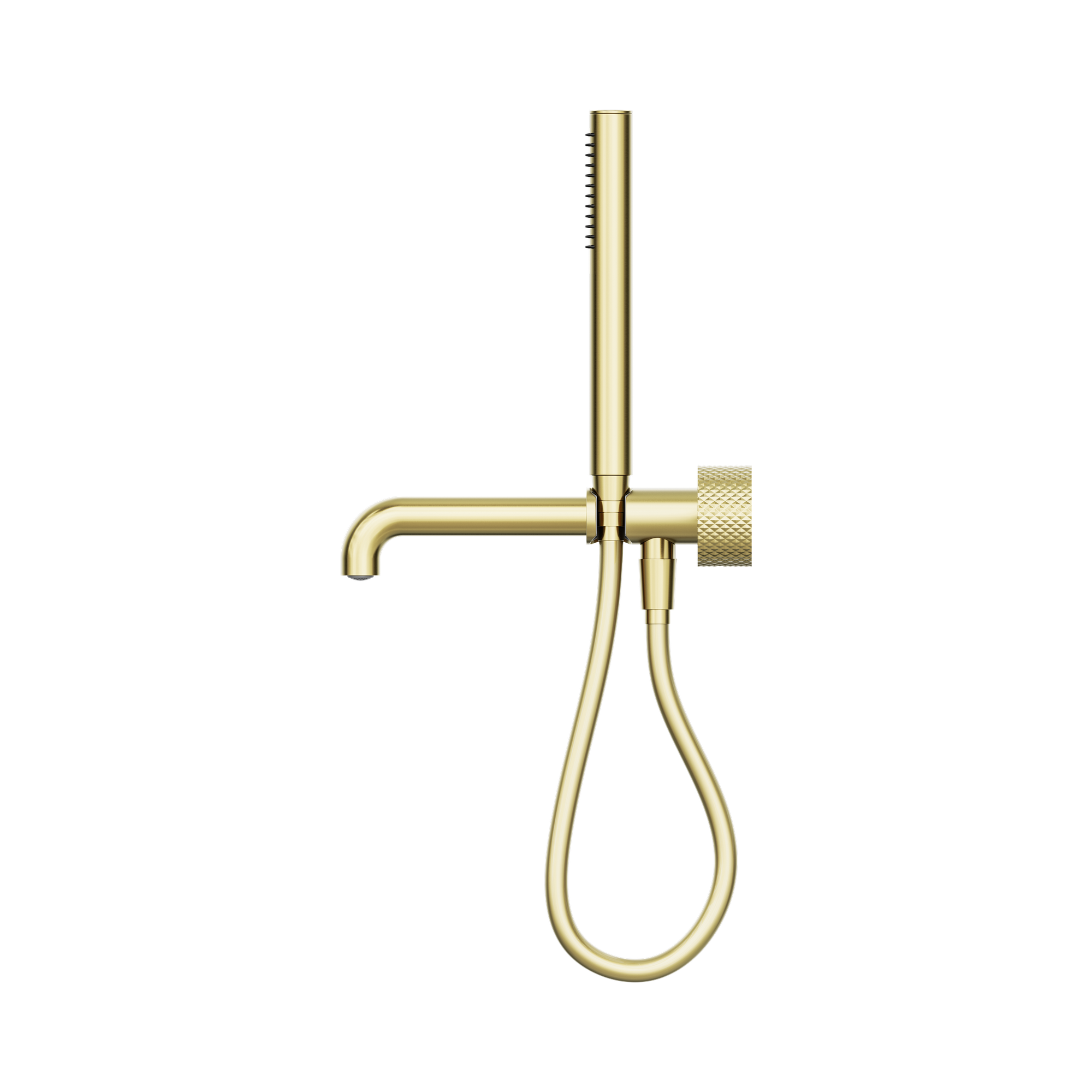 NR252003b230 BG Opal Progressive Shower System Separate Plate With Spout 230mm Brushed Gold image 3
