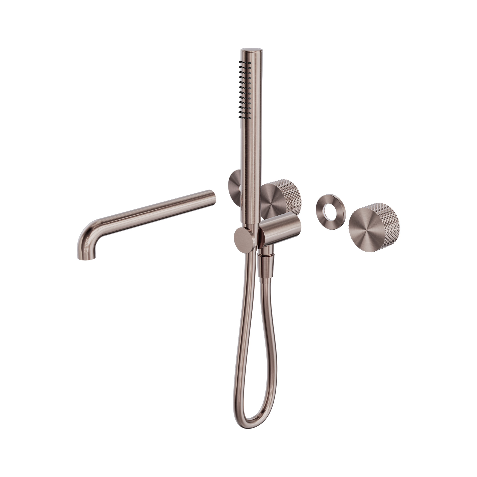 NR252003b230t BZ Opal Progressive Shower System Separate Plate With Spout 230mm Trim Kits Only Brushed Bronze image 1