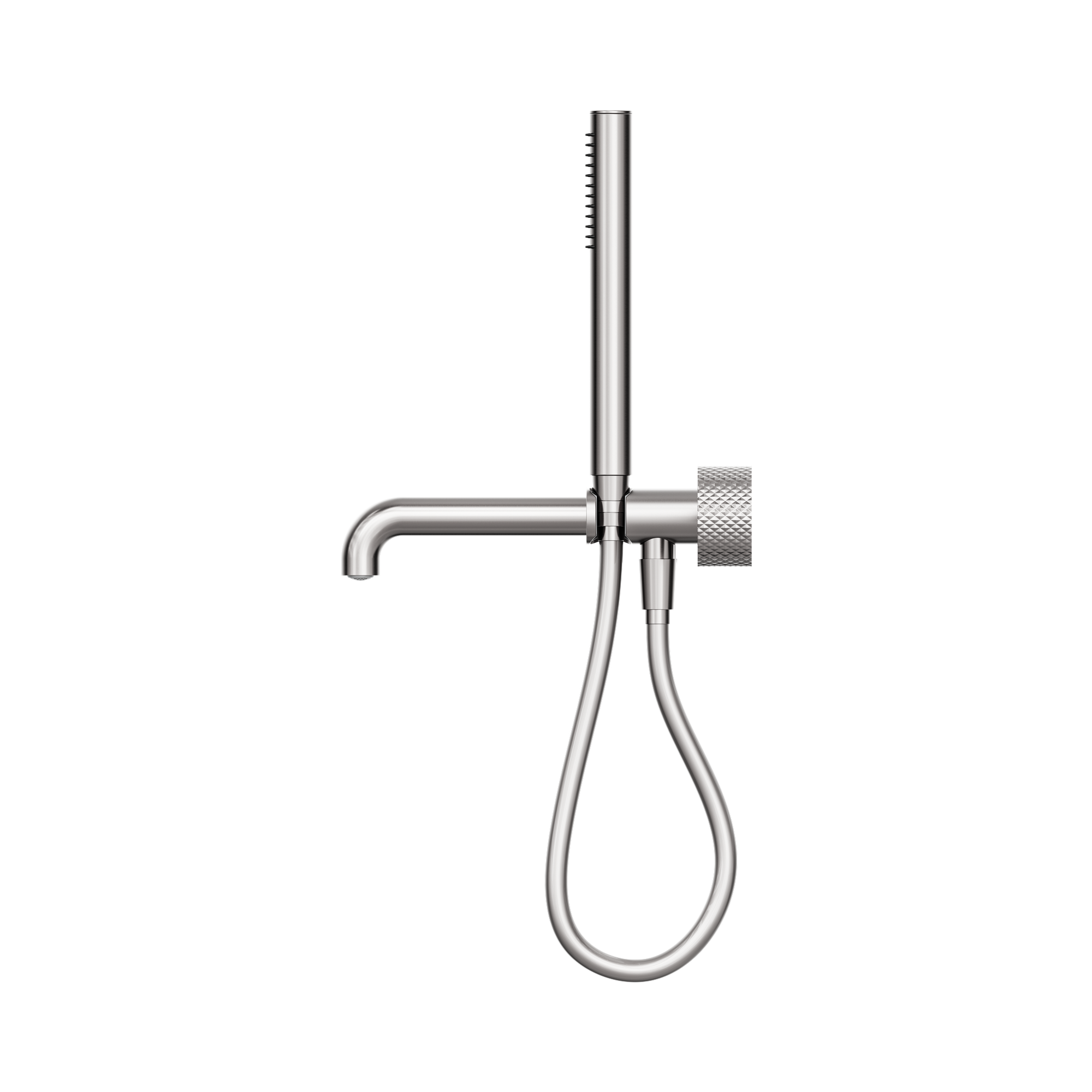 NR252003b250 BN Opal Progressive Shower System Separate Plate With Spout 250mm Brushed Nickel image 3