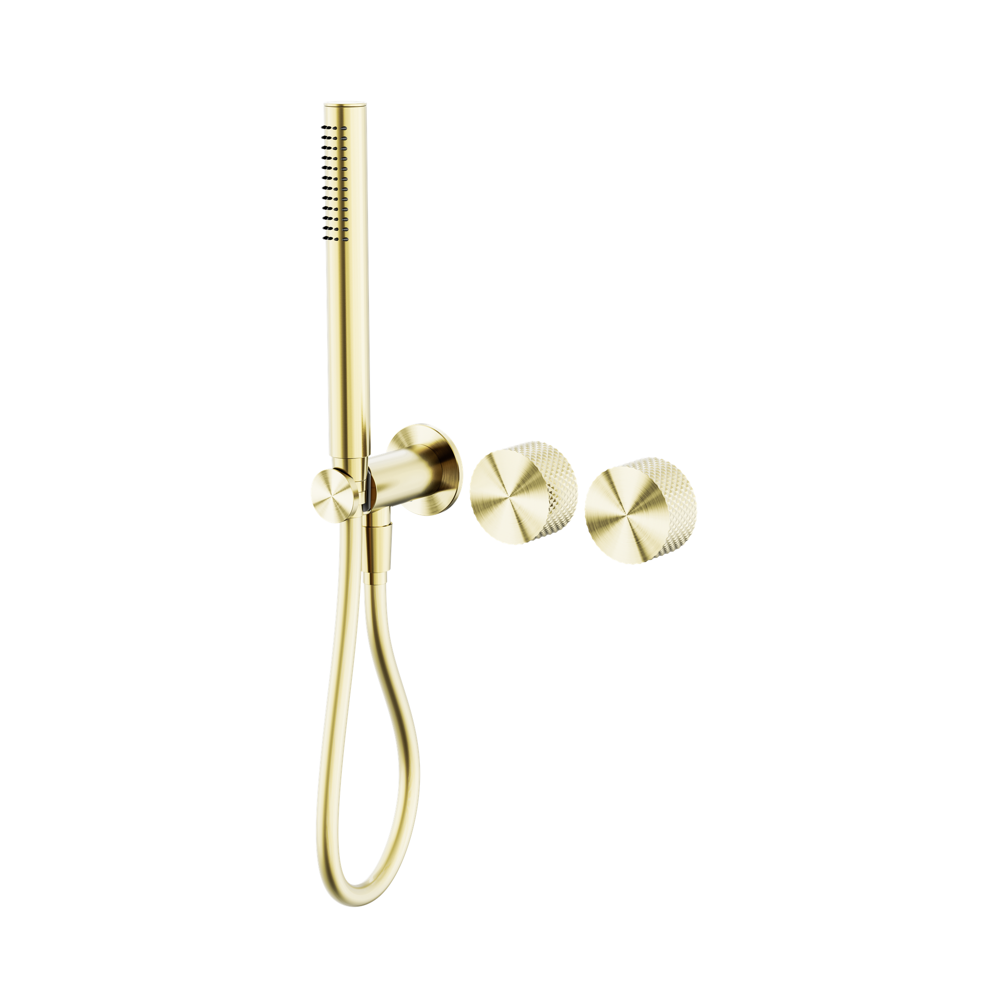 NR252003d BG Opal Progressive Shower System Separate Plate Brushed Gold image 1