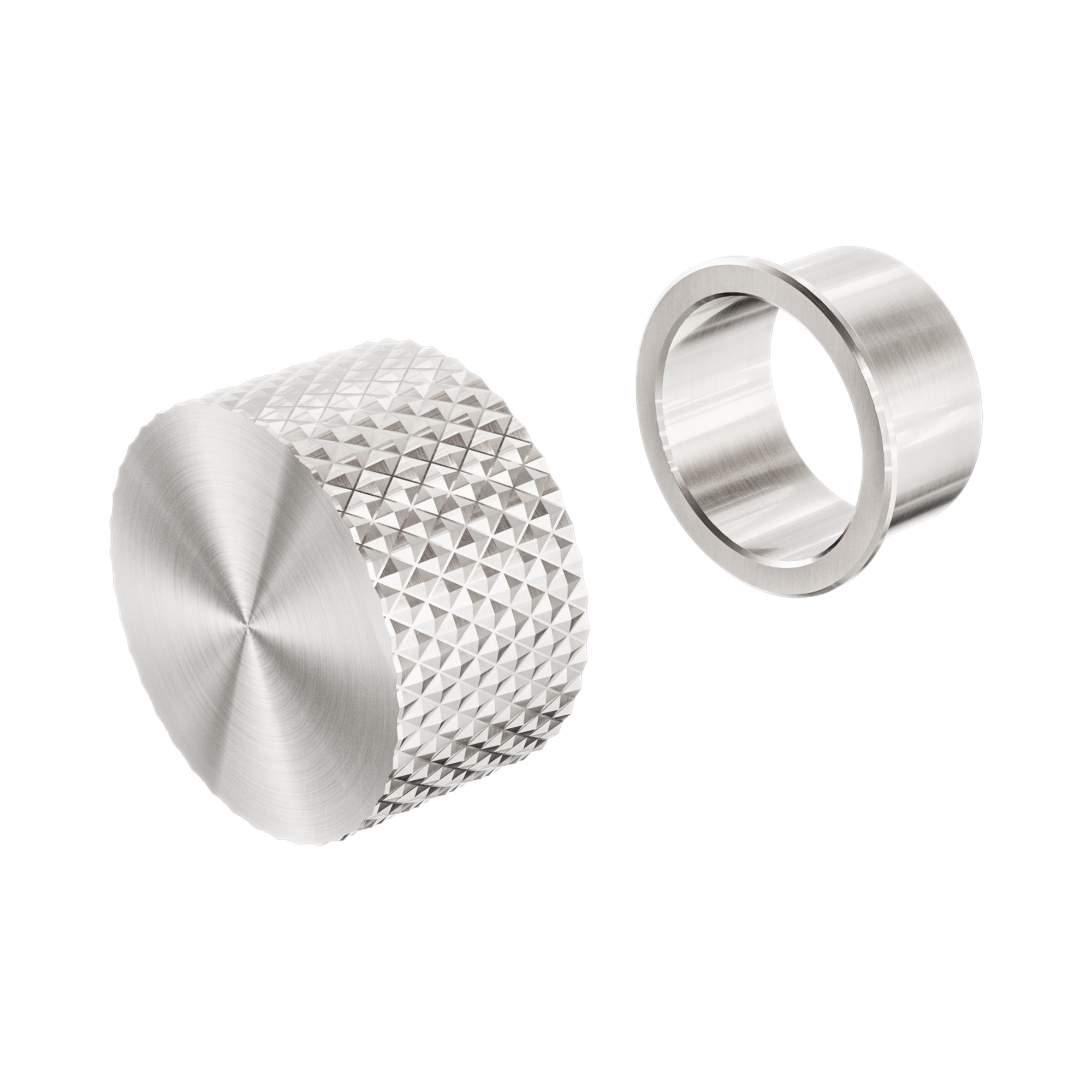 NR252009 TBN Opal Progressive Shower Mixer Trim Kits Only Brushed Nickel image 1