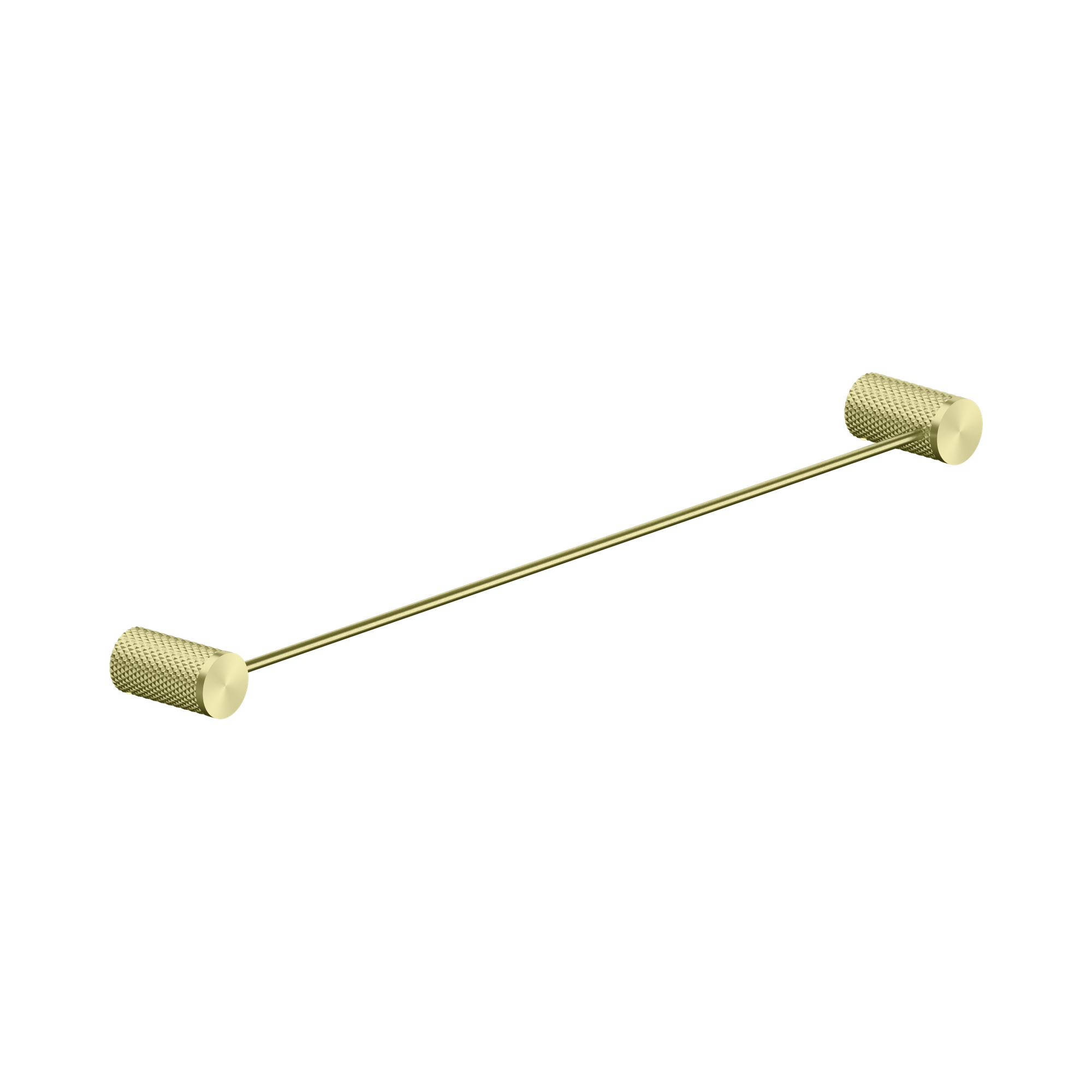 NR2524 BG Opal Single Towel Rail 600mm Brushed Gold image 1