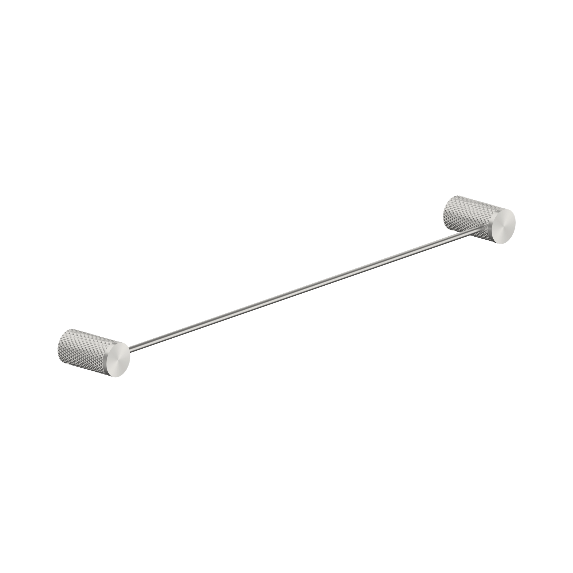 NR2524 BN Opal Single Towel Rail 600mm Brushed Nickel image 1