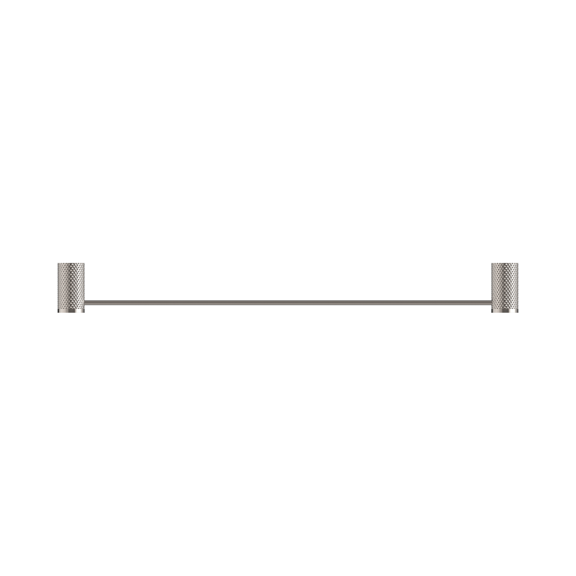 NR2524 BN Opal Single Towel Rail 600mm Brushed Nickel image 2