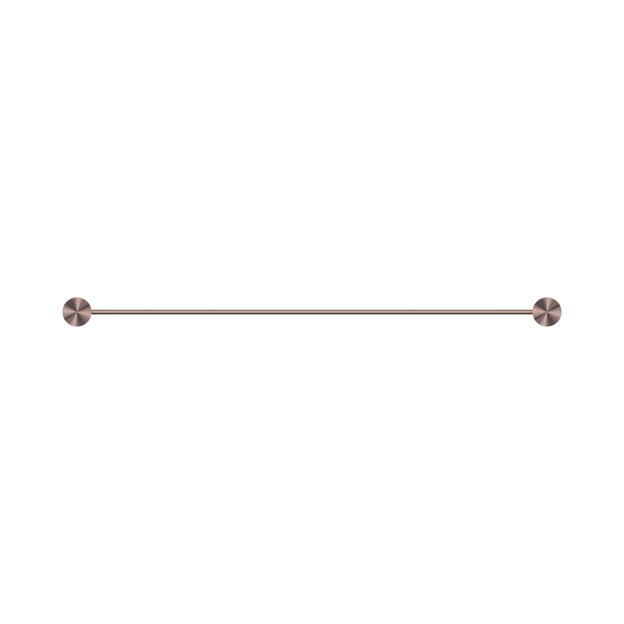 NR2524 BZ Opal Single Towel Rail 600mm Brushed Bronze image 3