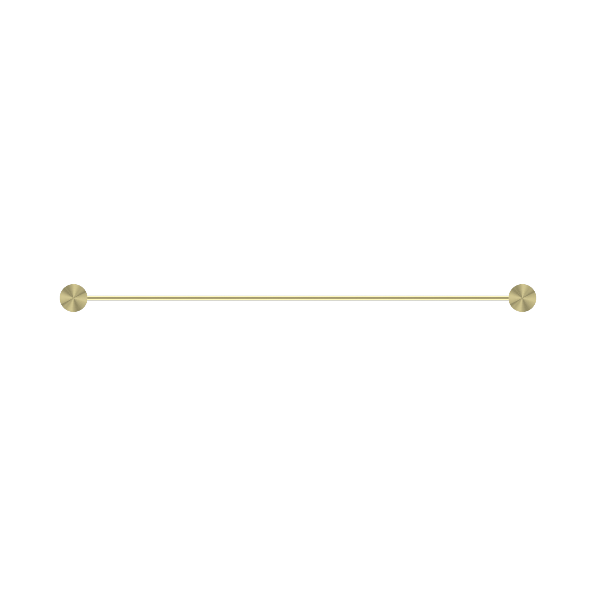 NR2524d BG Opal Double Towel Rail 600mm Brushed Gold image 3