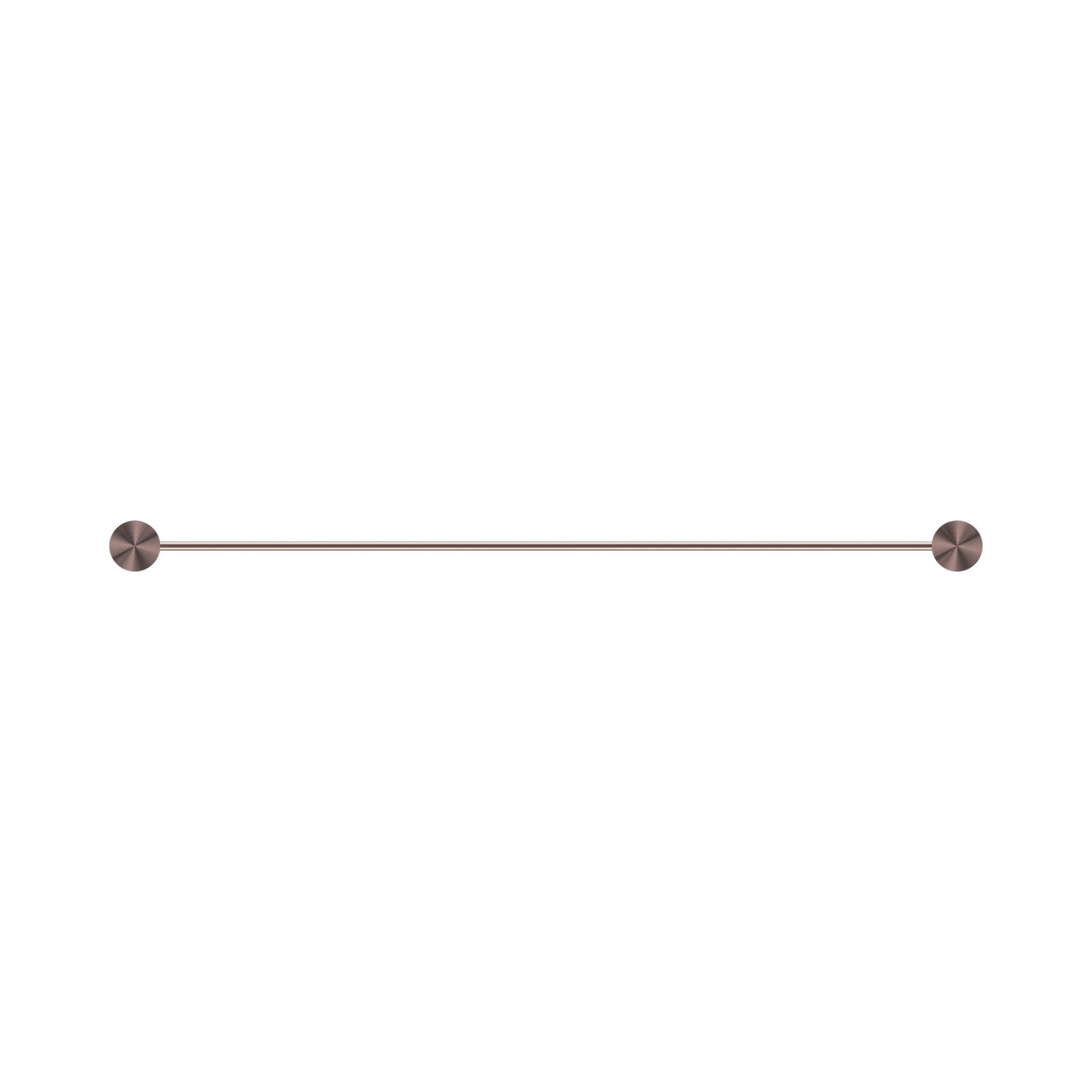 NR2524d BZ Opal Double Towel Rail 600mm Brushed Bronze image 3