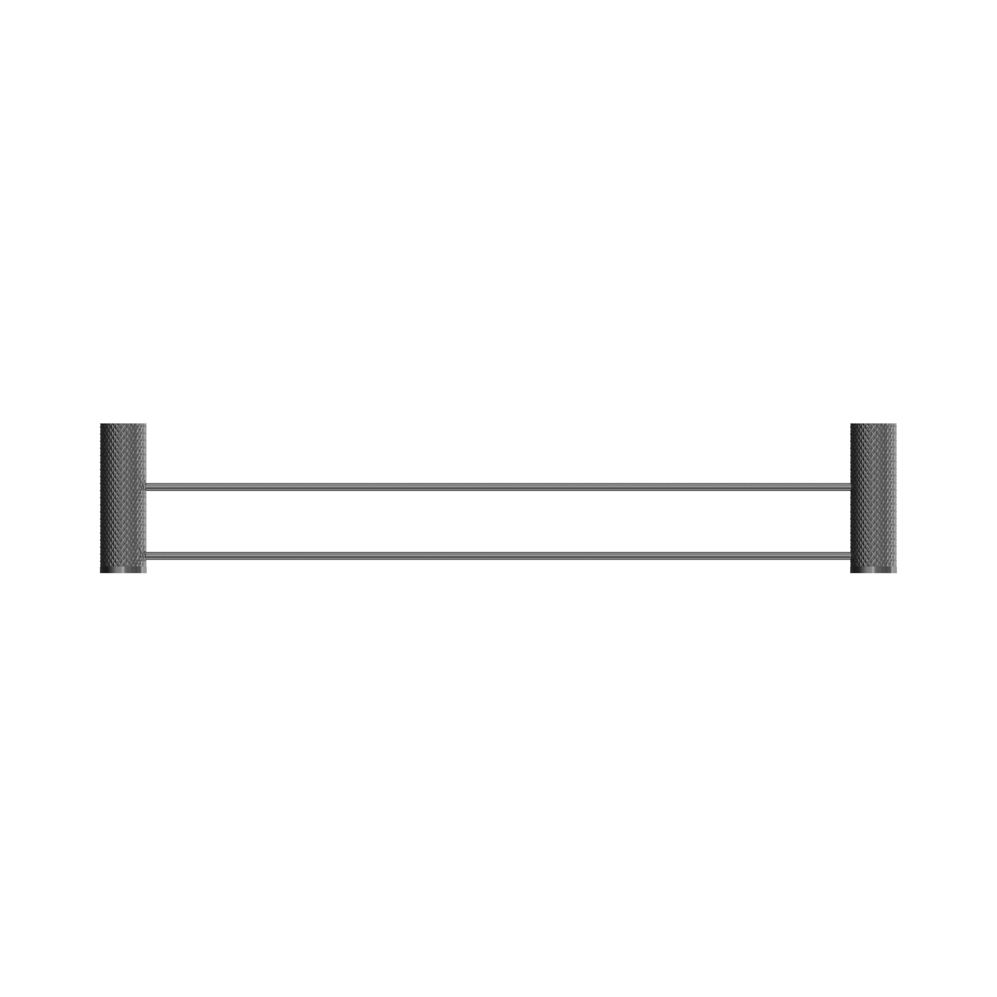 NR2524d GR Opal Double Towel Rail 600mm Graphite image 2
