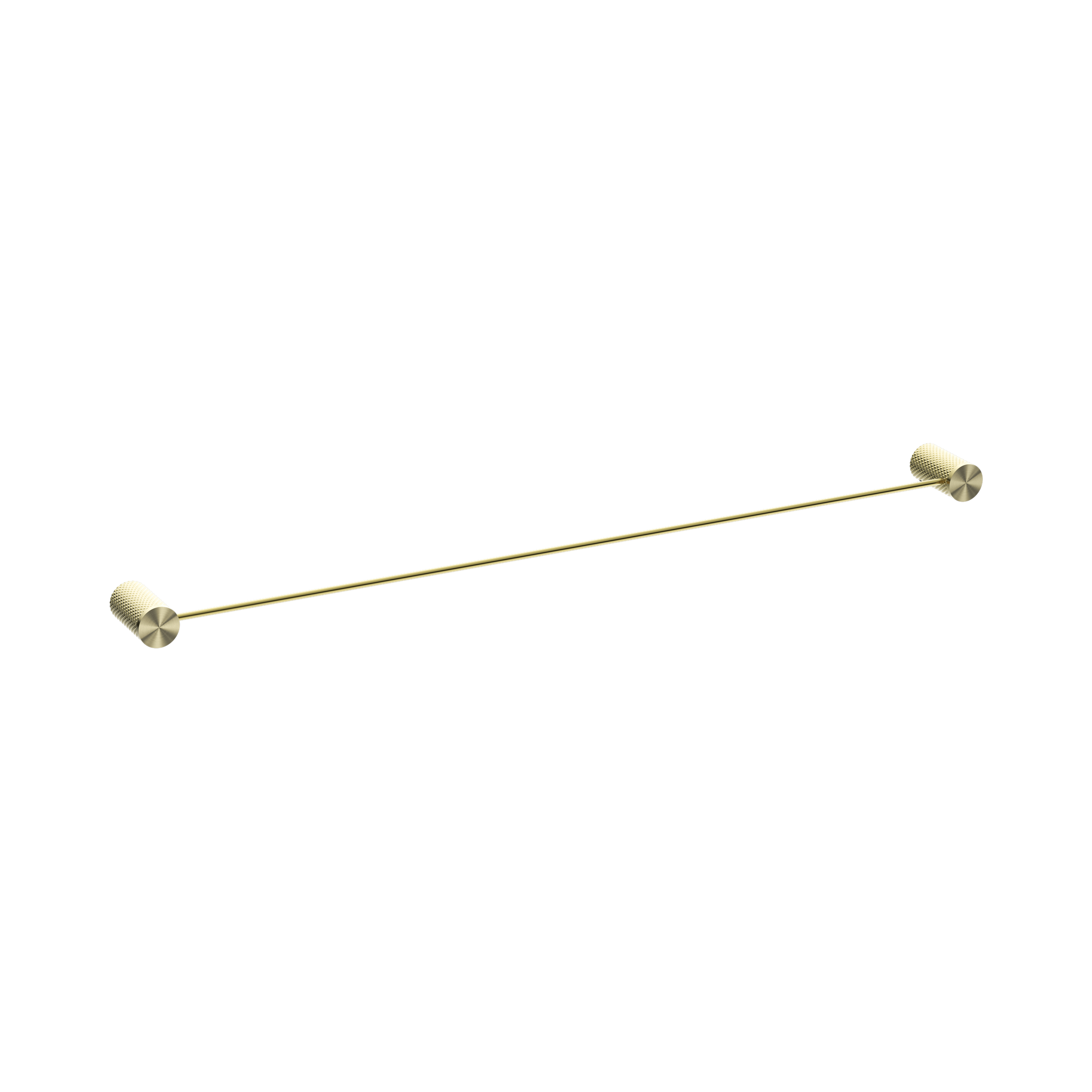 NR2530 BG Opal Single Towel Rail 800mm Brushed Gold image 1
