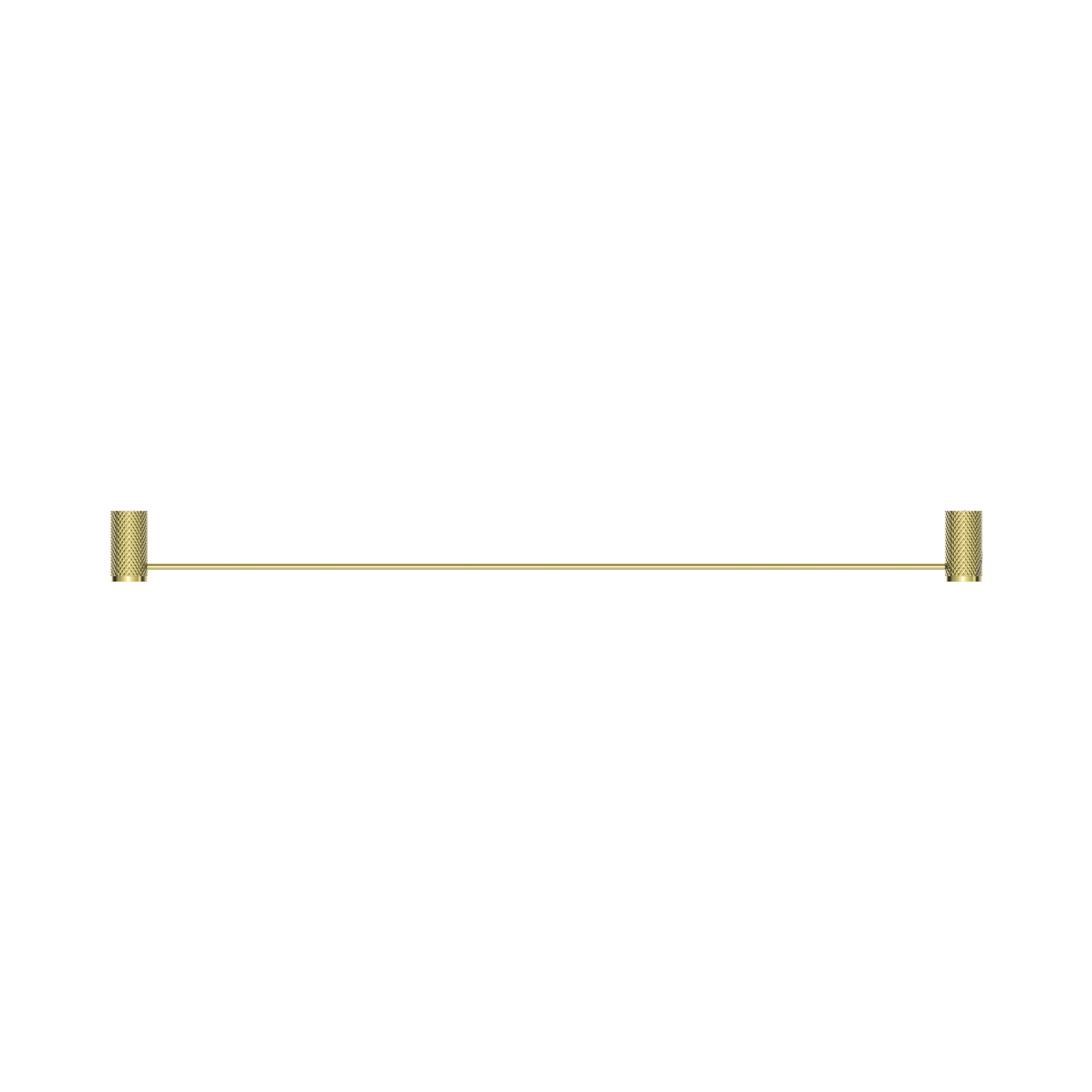 NR2530 BG Opal Single Towel Rail 800mm Brushed Gold image 3