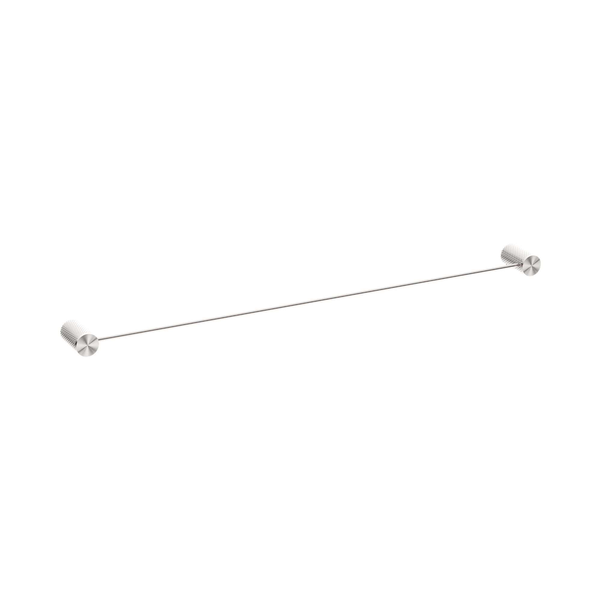 NR2530 BN Opal Single Towel Rail 800mm Brushed Nickel image 1