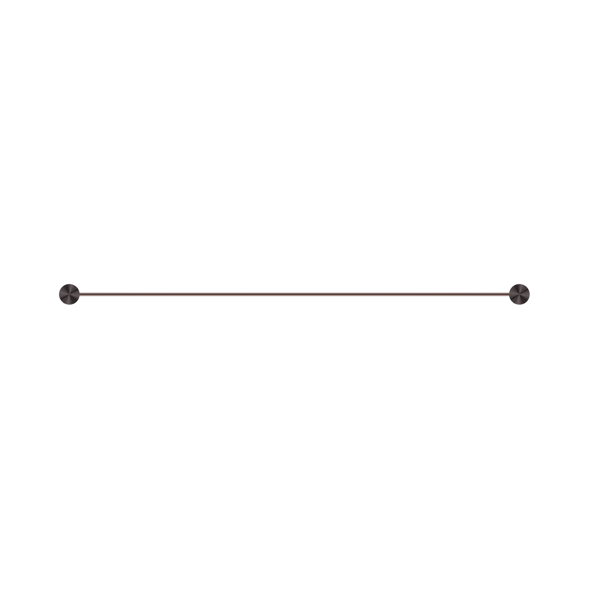 NR2530 BZ Opal Single Towel Rail 800mm Brushed Bronze image 2