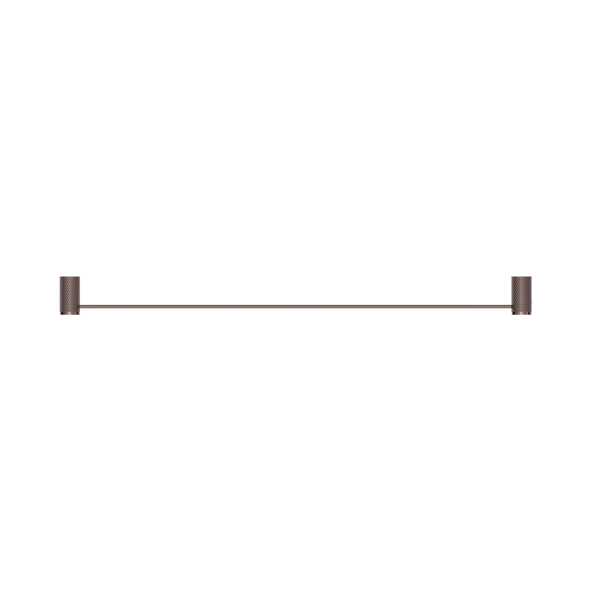 NR2530 BZ Opal Single Towel Rail 800mm Brushed Bronze image 3