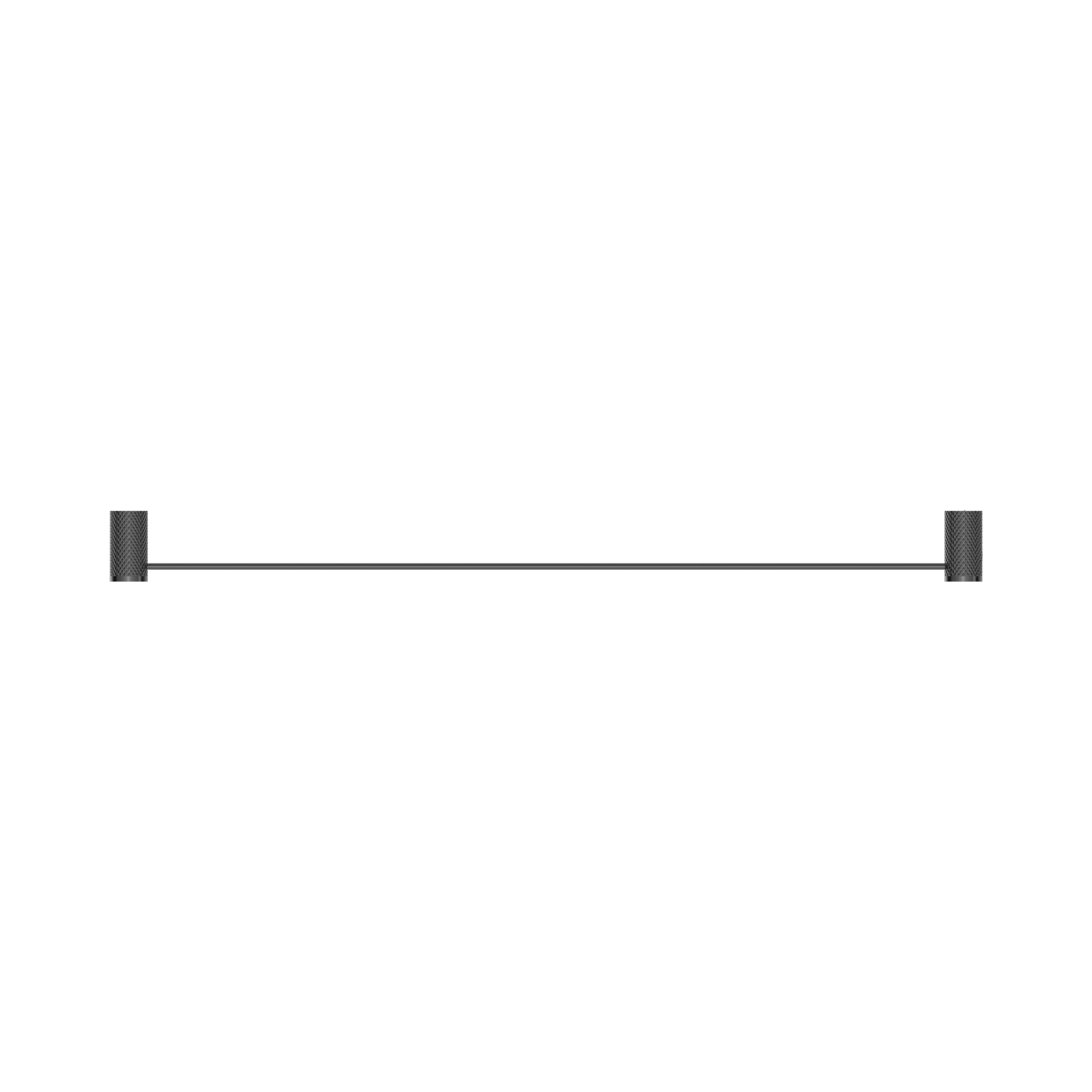 NR2530 GR Opal Single Towel Rail 800mm Graphite image 3