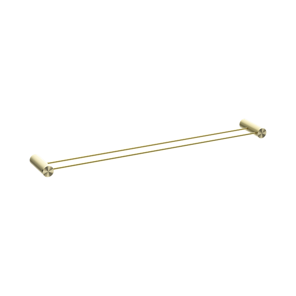 NR2530d BG Opal Double Towel Rail 800mm Brushed Gold Thumb