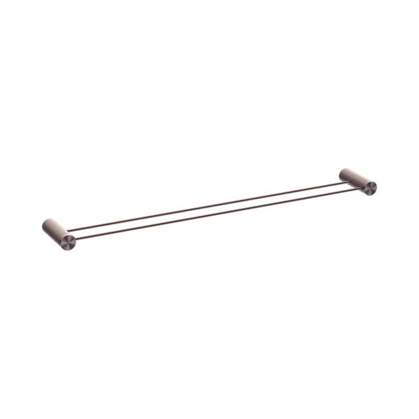 NR2530d BZ Opal Double Towel Rail 800mm Brushed Bronze Thumb