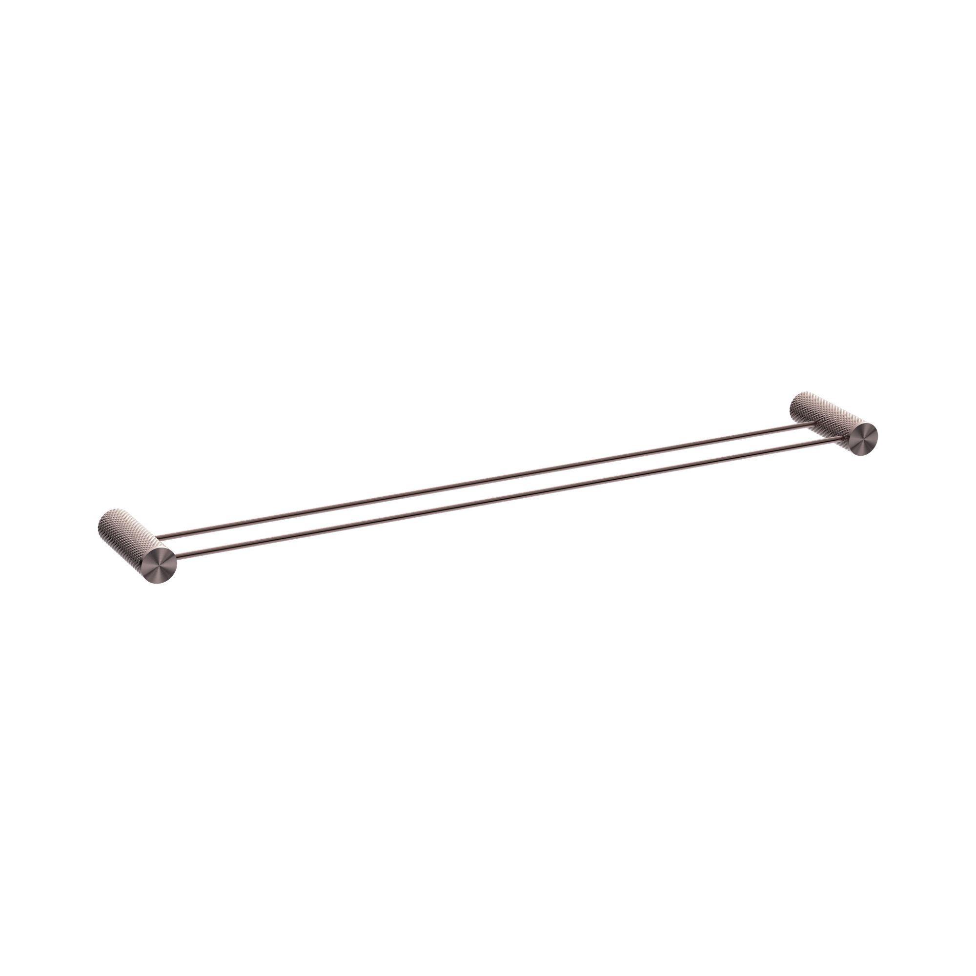 NR2530d BZ Opal Double Towel Rail 800mm Brushed Bronze image 1