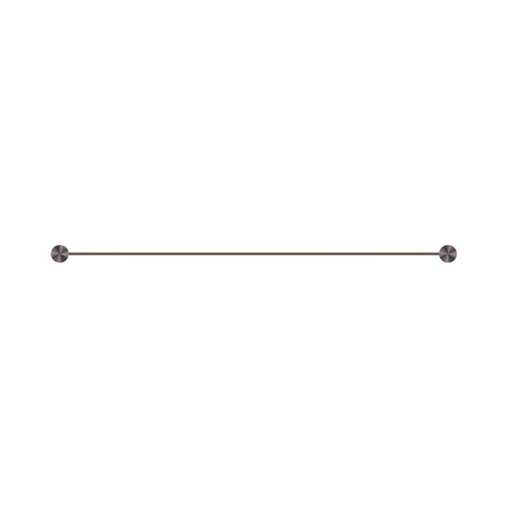 NR2530d BZ Opal Double Towel Rail 800mm Brushed Bronze image 2
