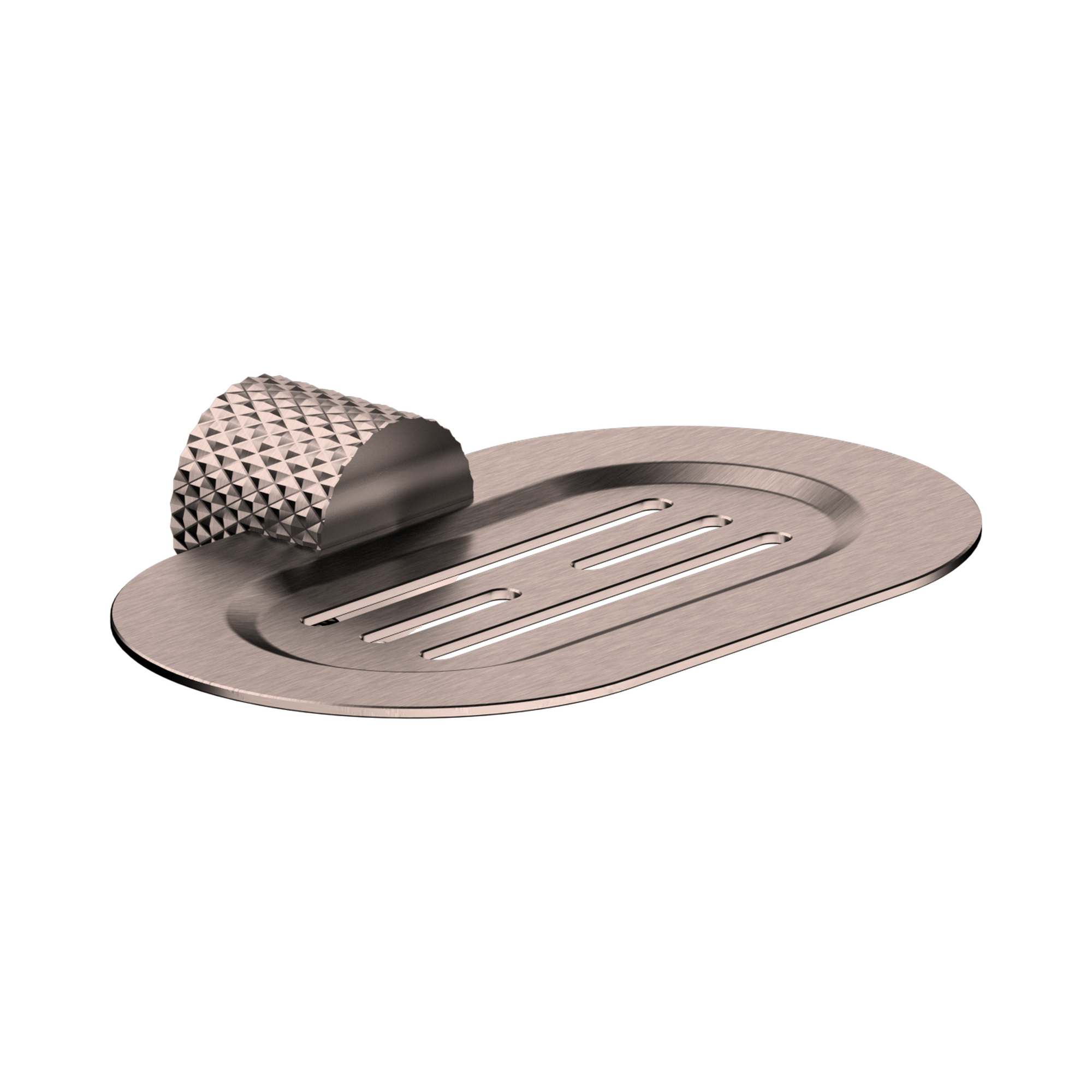 NR2581 BZ Opal Soap Dish Holder Brushed Bronze image 1