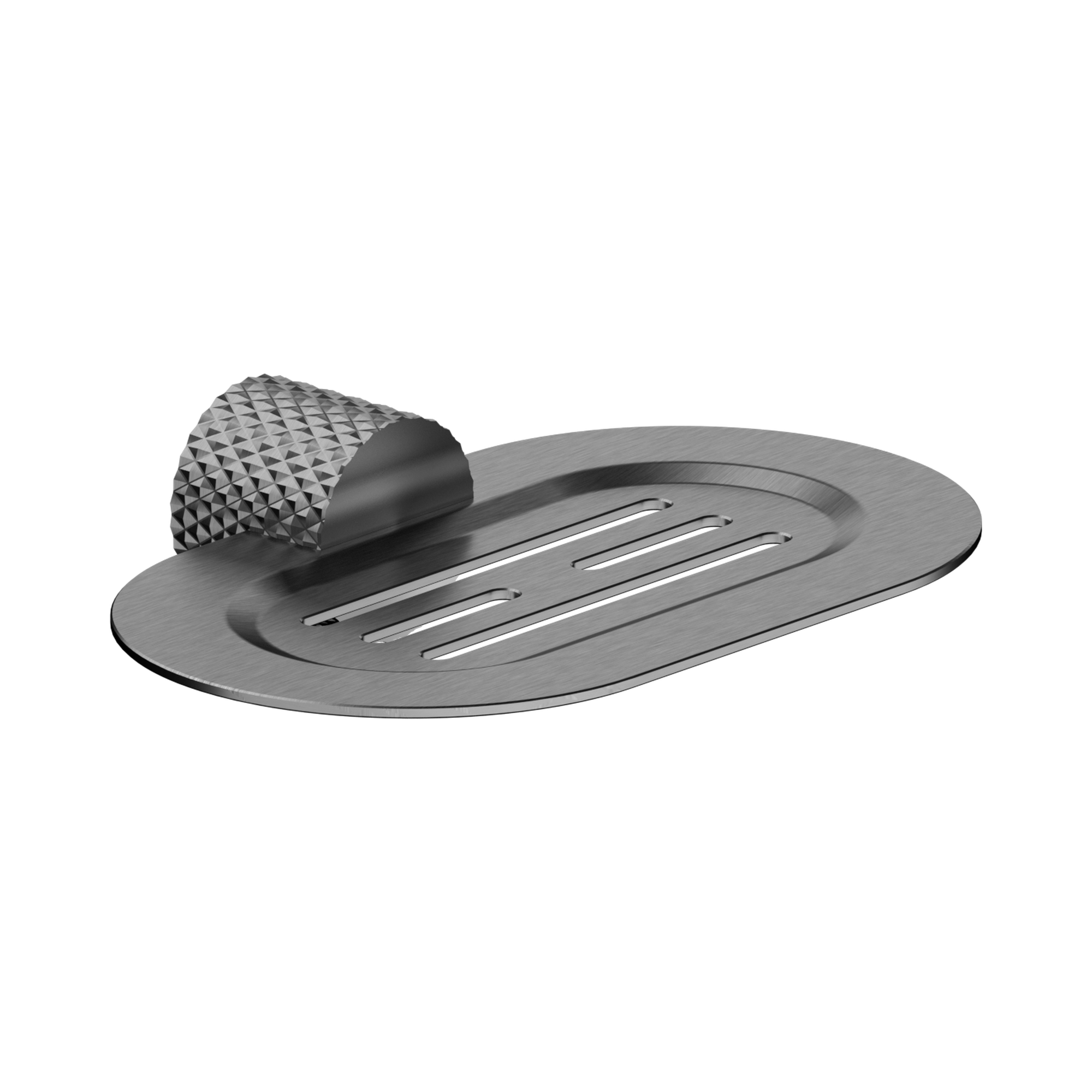 NR2581 GR Opal Soap Dish Holder Graphite image 1