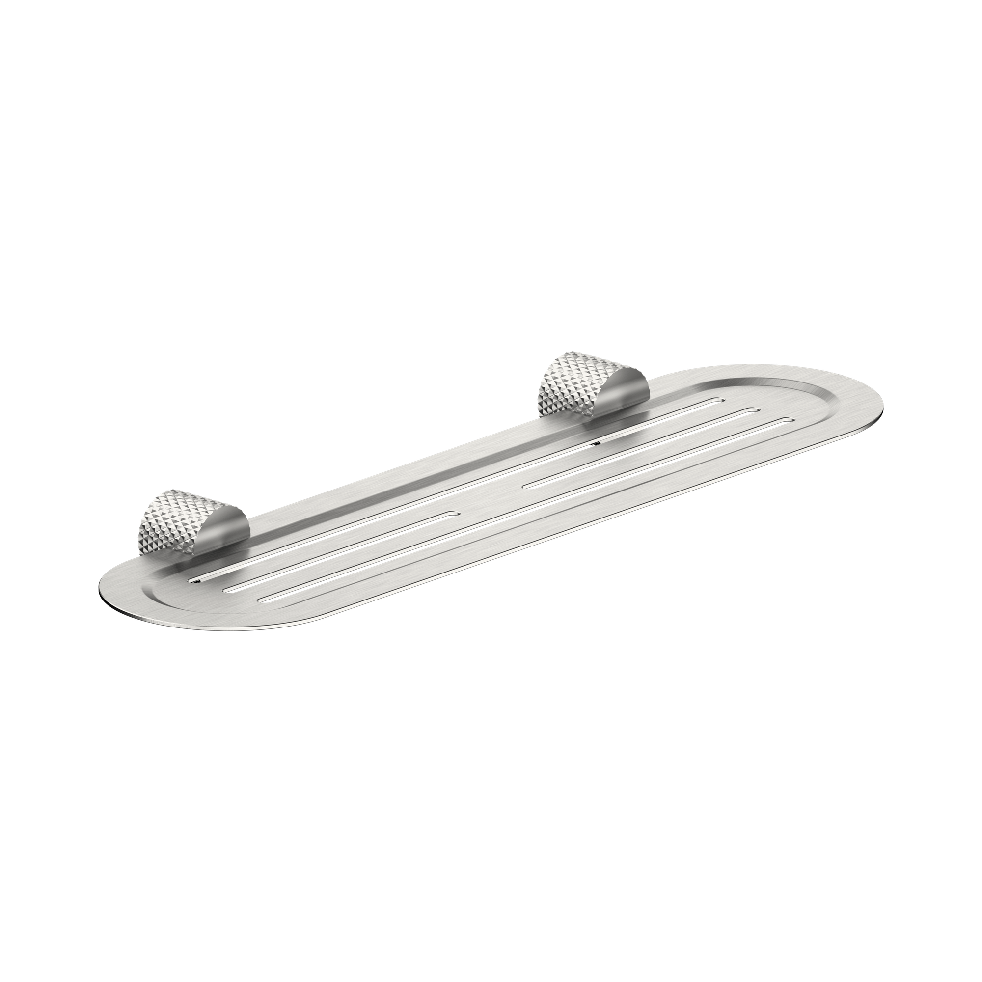 NR2587a BN Opal Metal Shower Shelf Brushed Nickel image 1