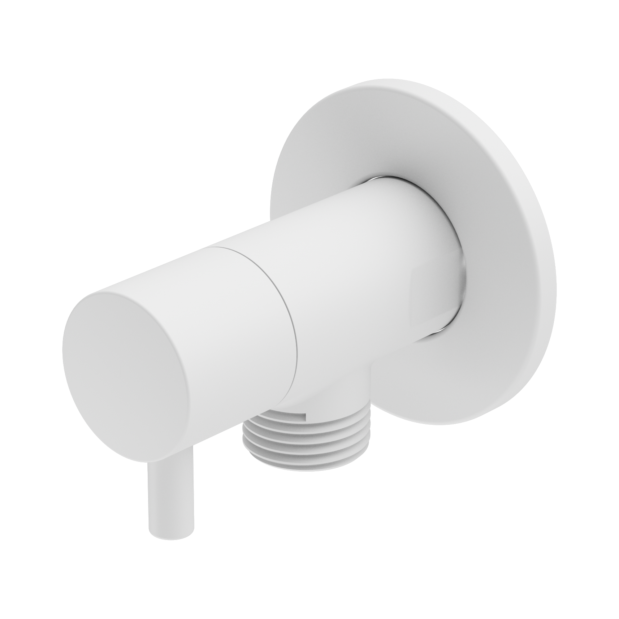NR262109 EMW Mini Cistern Stop Matte White image 1