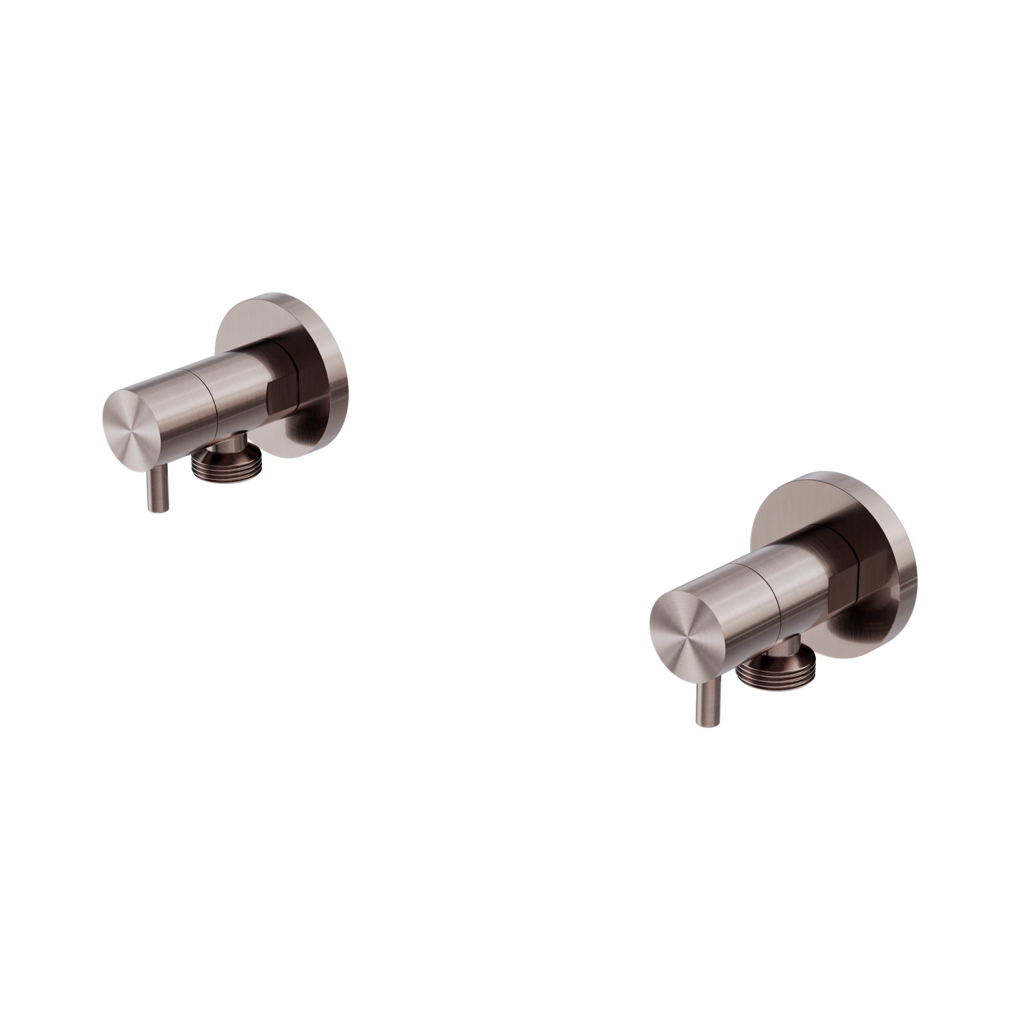 NR262109d BZ Washing Machine Tap Set Brushed Bronze image 1
