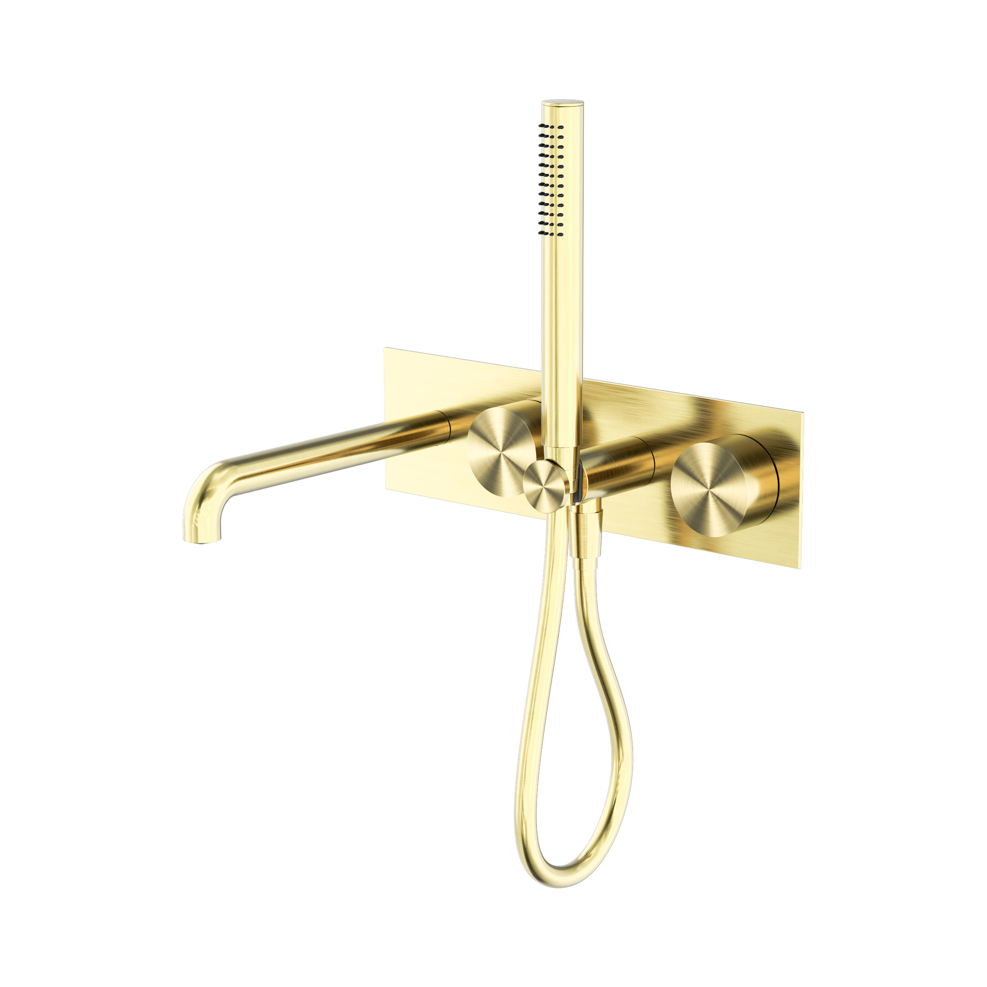 NR271903a230 BG Kara Progressive Shower System With Spout 230mm Brushed Gold image 1