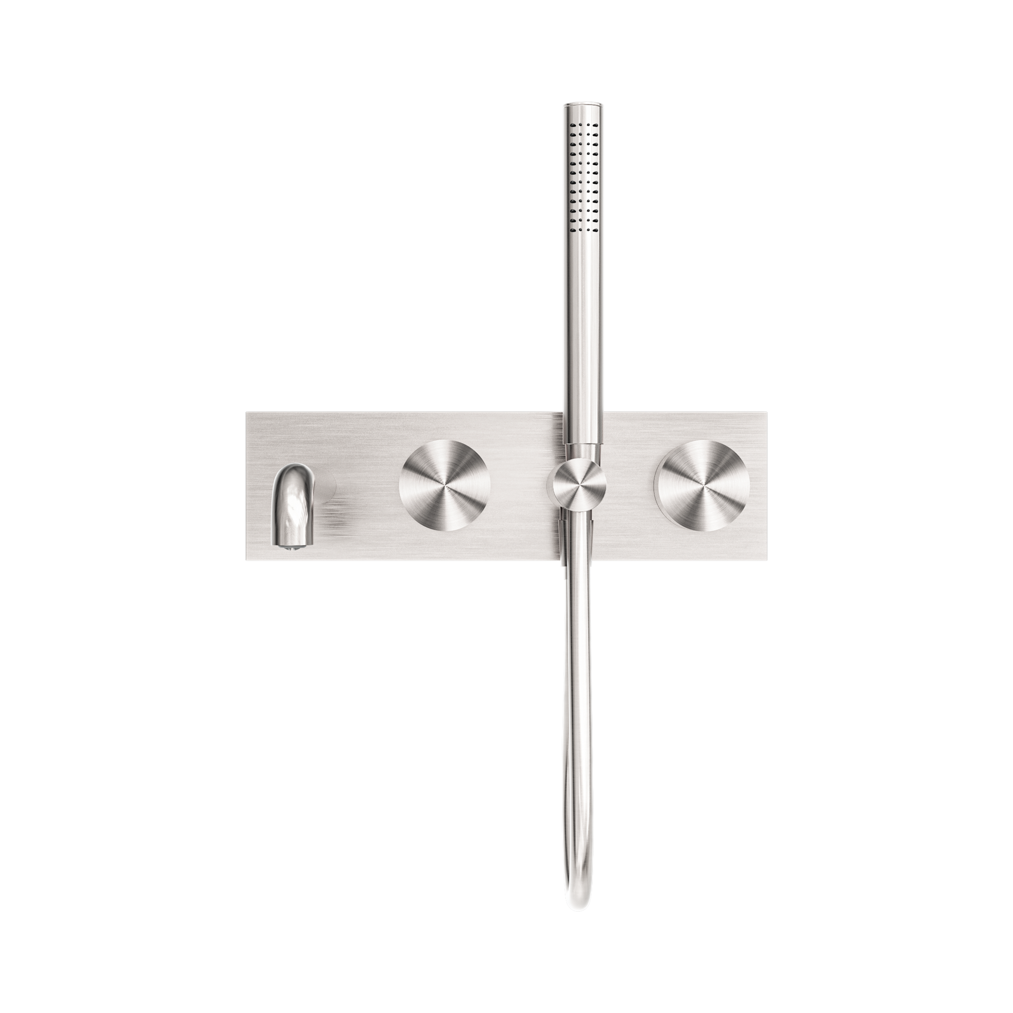 NR271903a230 BN Kara Progressive Shower System With Spout 230mm Brushed Nickel image 3