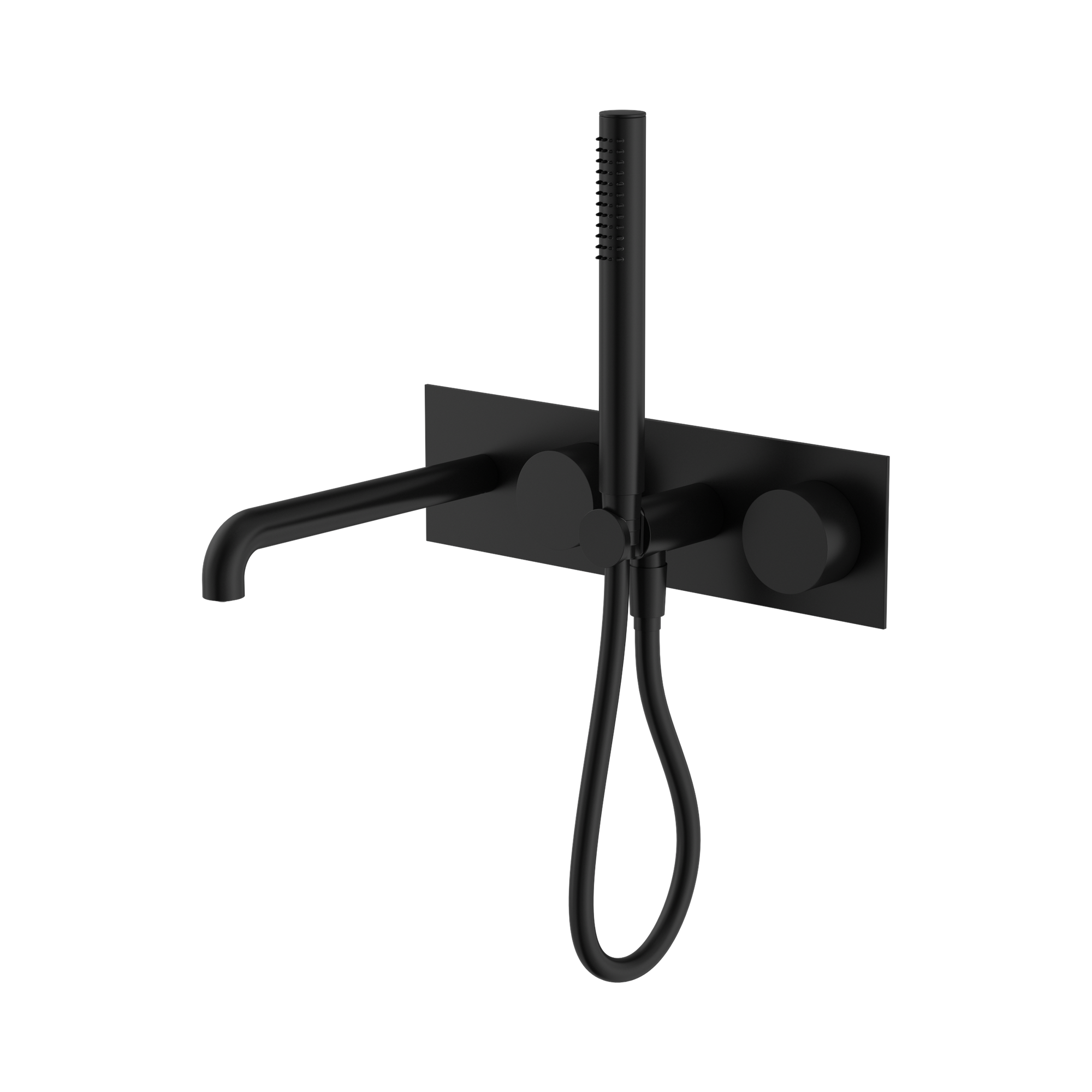 NR271903a230 MB Kara Progressive Shower System With Spout 230mm Matte Black image 1