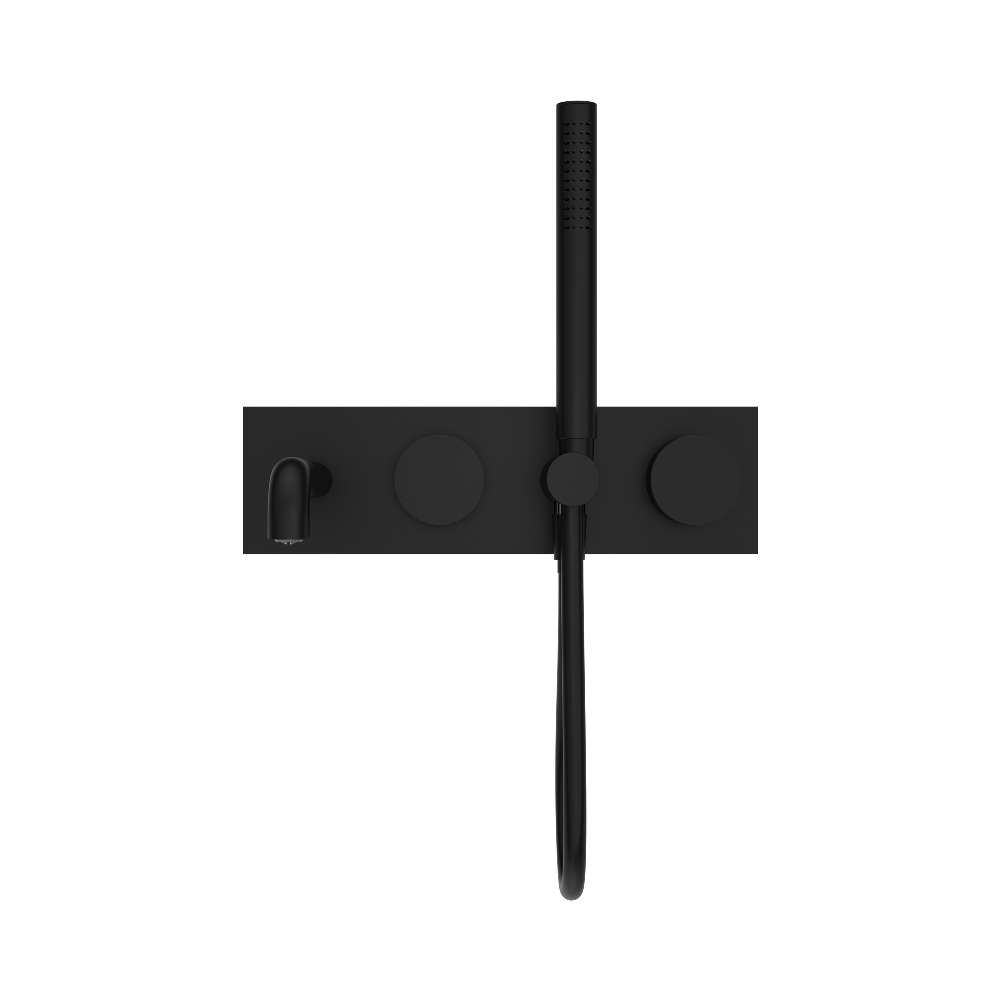 NR271903a250 MB Kara Progressive Shower System With Spout 250mm Matte Black image 3