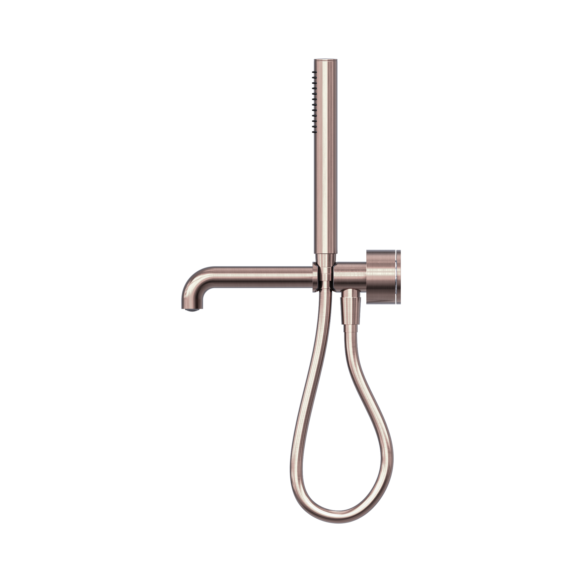 NR271903b230 BZ Kara Progressive Shower System Separate Plate With Spout 230mm Brushed Bronze image 2