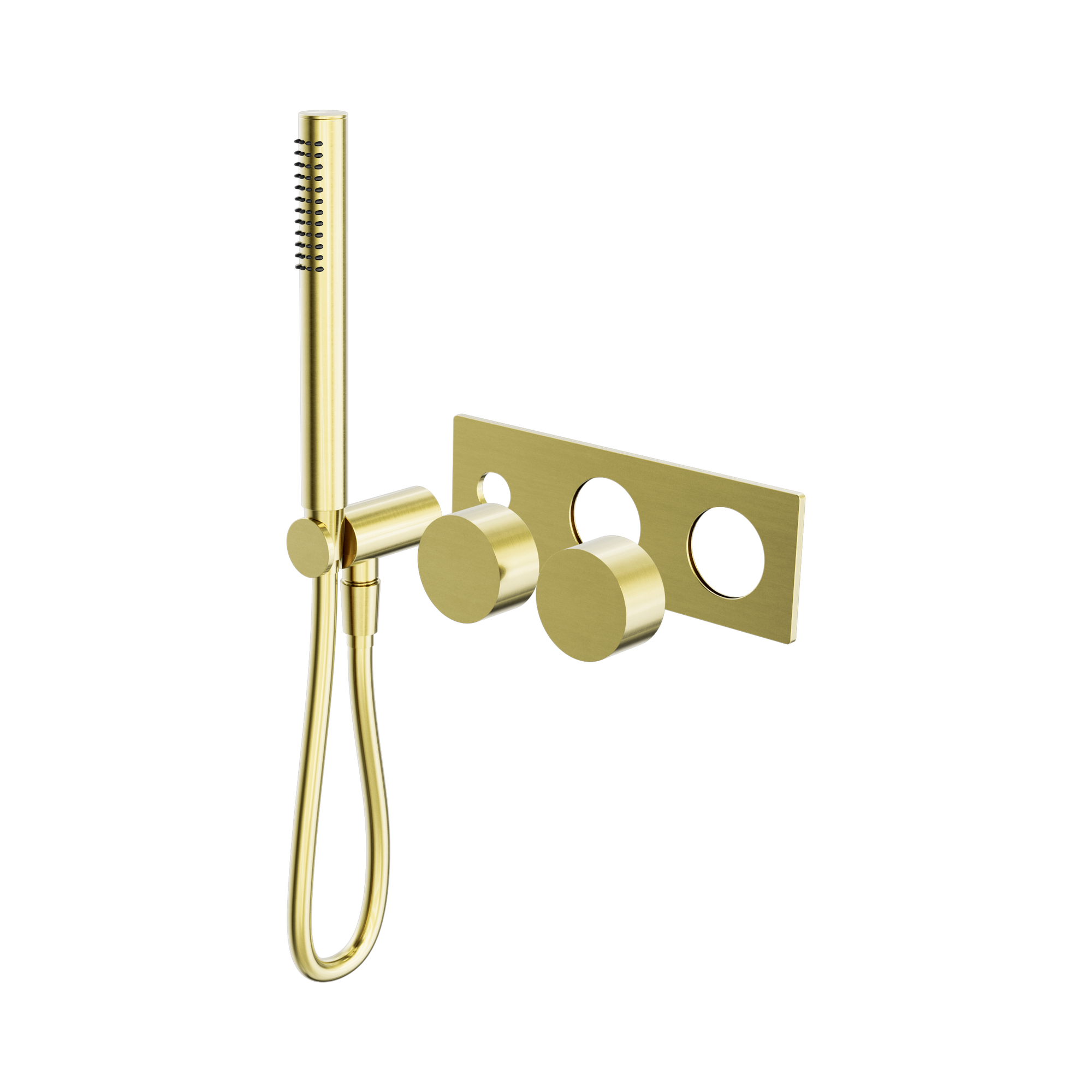 NR271903ct BG Kara Progressive Shower System Trim Kits Only Brushed Gold image 1