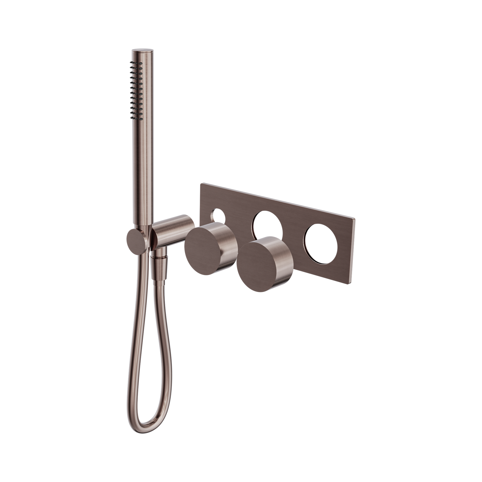 NR271903ct BZ Kara Progressive Shower System Trim Kits Only Brushed Bronze image 1
