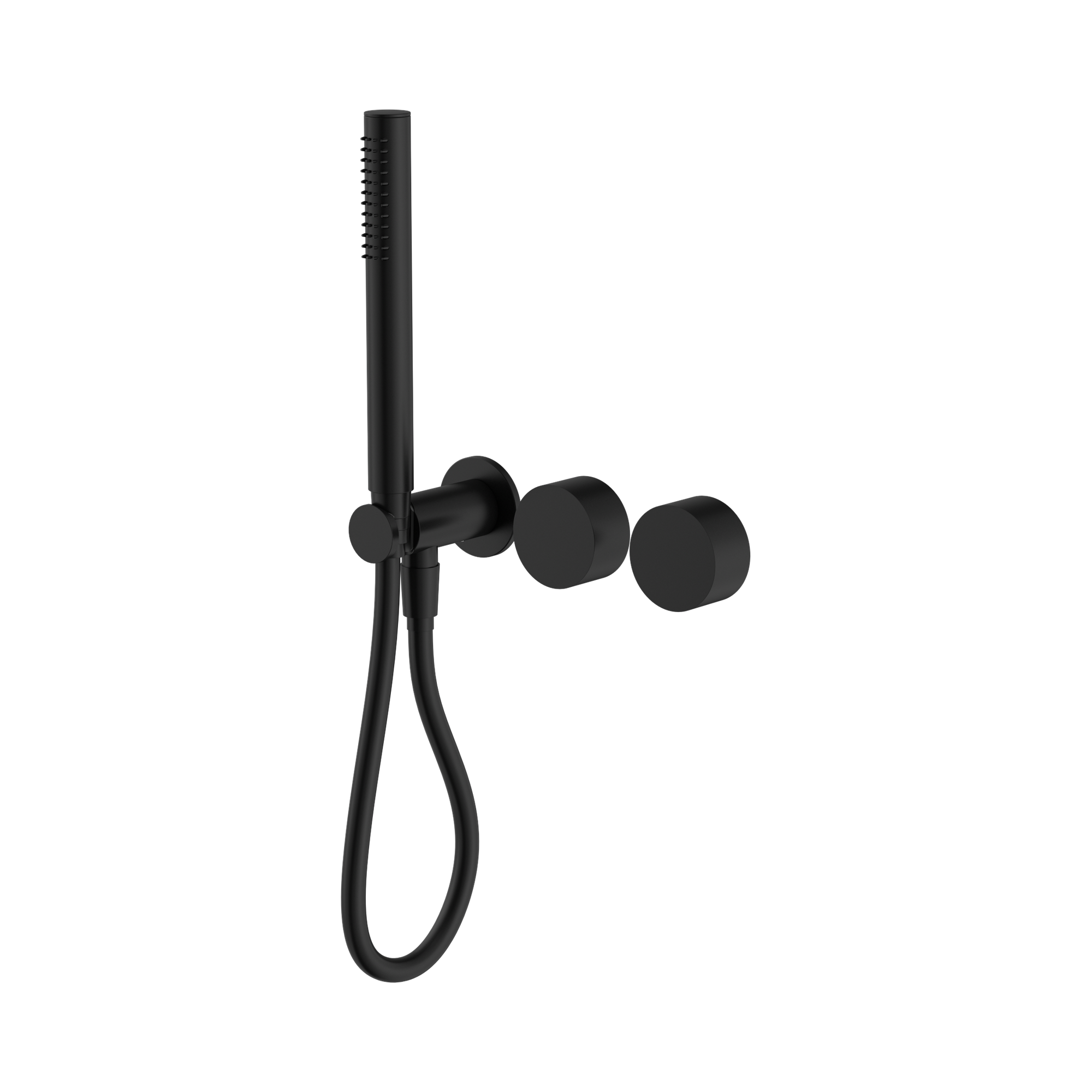 NR271903d MB Kara Progressive Shower System Separate Plate Matte Black image 1