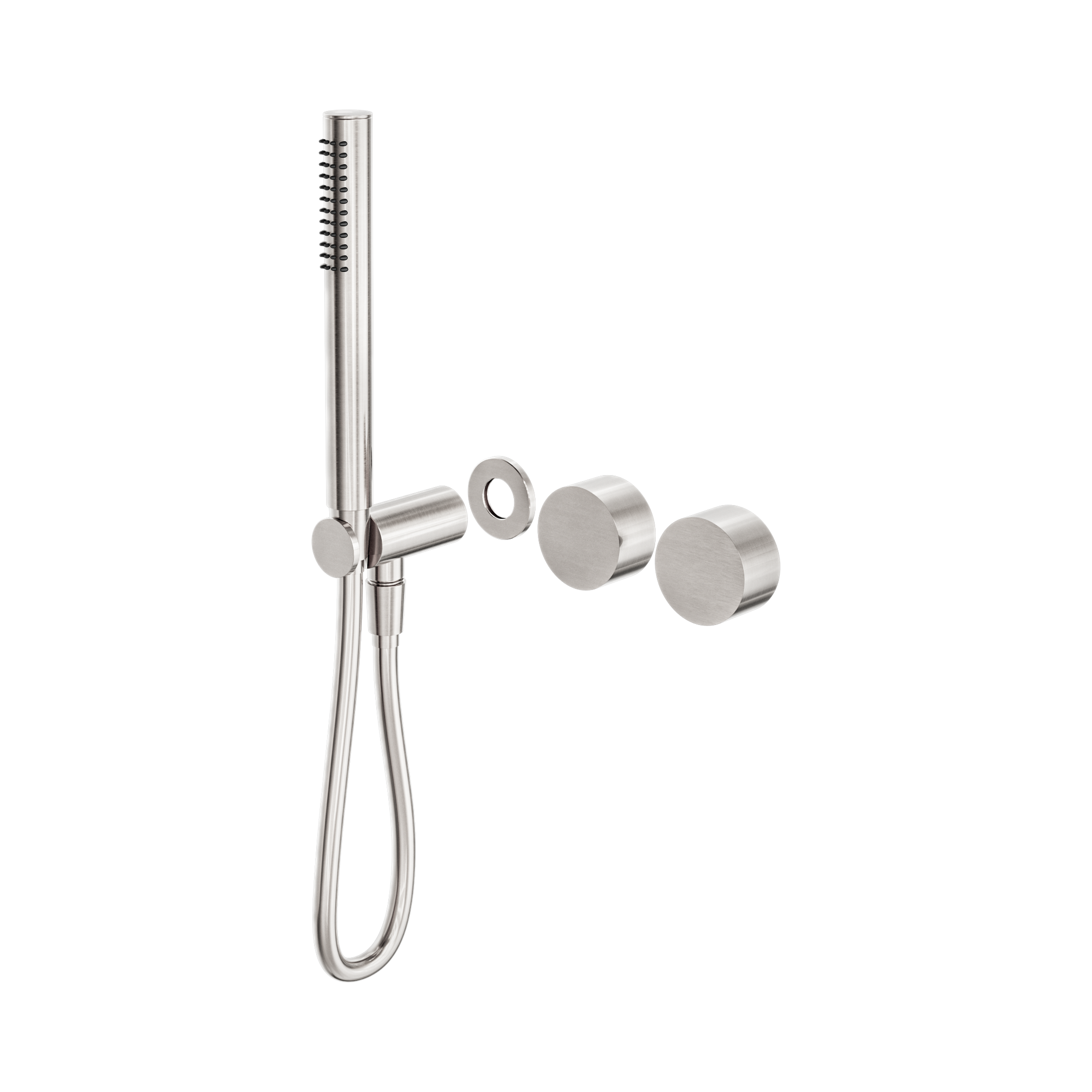 NR271903dt BN Kara Progressive Shower System Separate Plate Trim Kits Only Brushed Nickel image 1