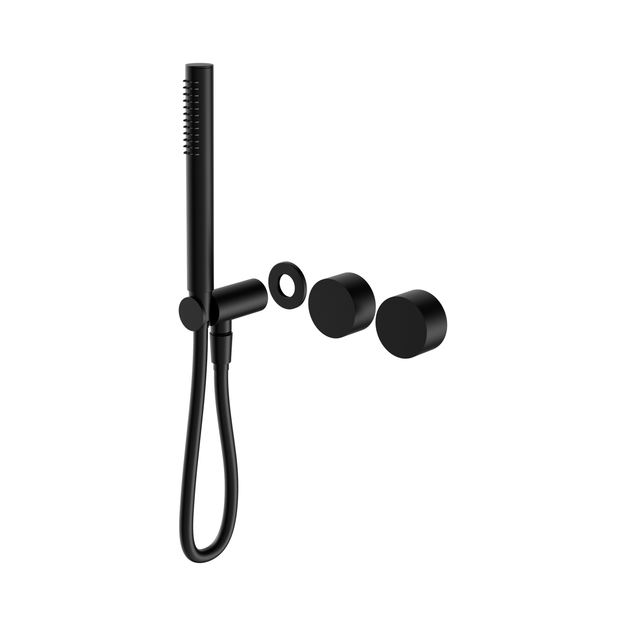 NR271903dt MB Kara Progressive Shower System Separate Plate Trim Kits Only Matte Black image 1