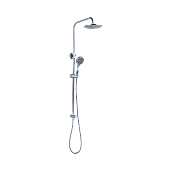 NR280705cb CH Dolce Round Twin Shower Bottom Inlet Chrome Thumb