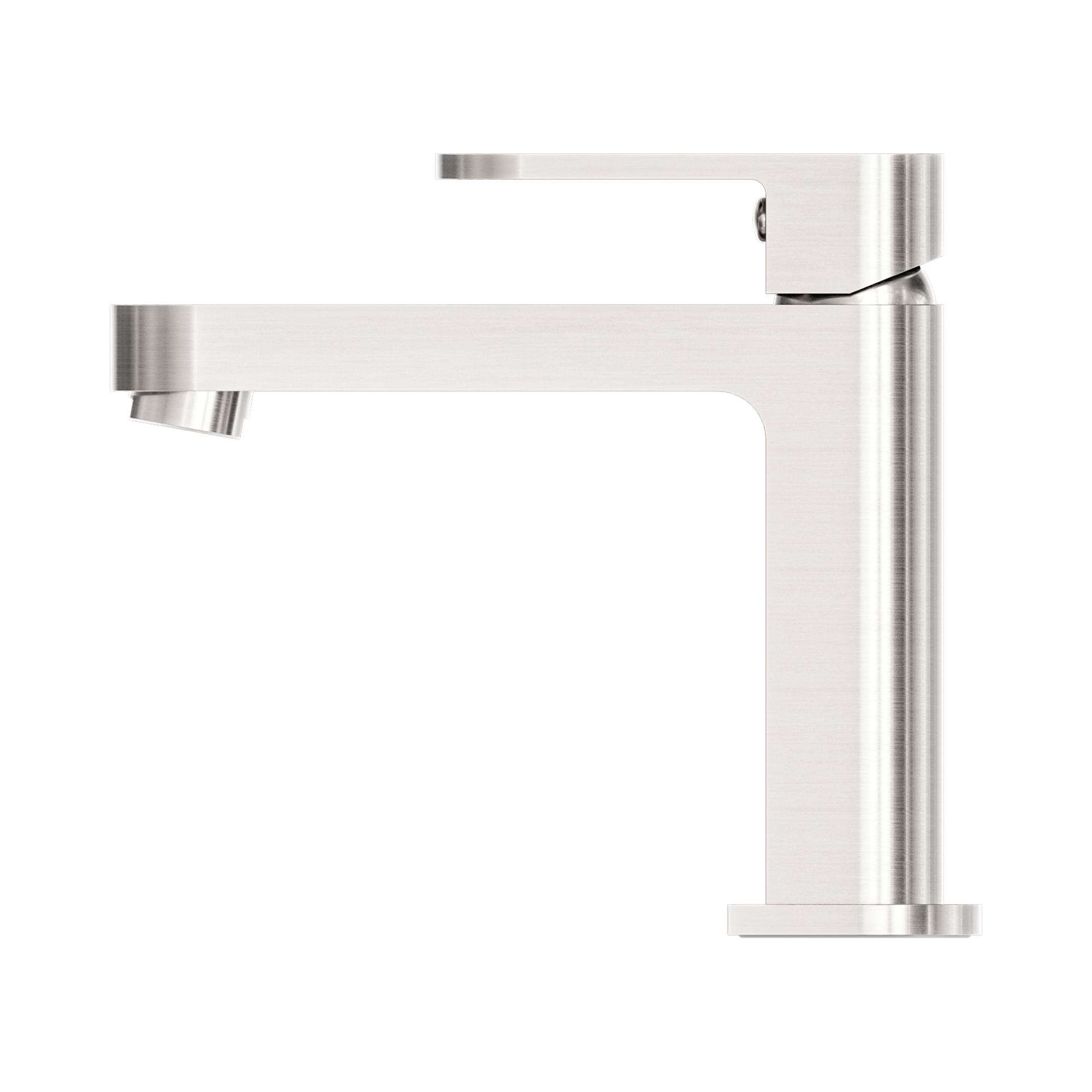 NR301301 BN Ecco Basin Mixer Brushed Nickel image 2