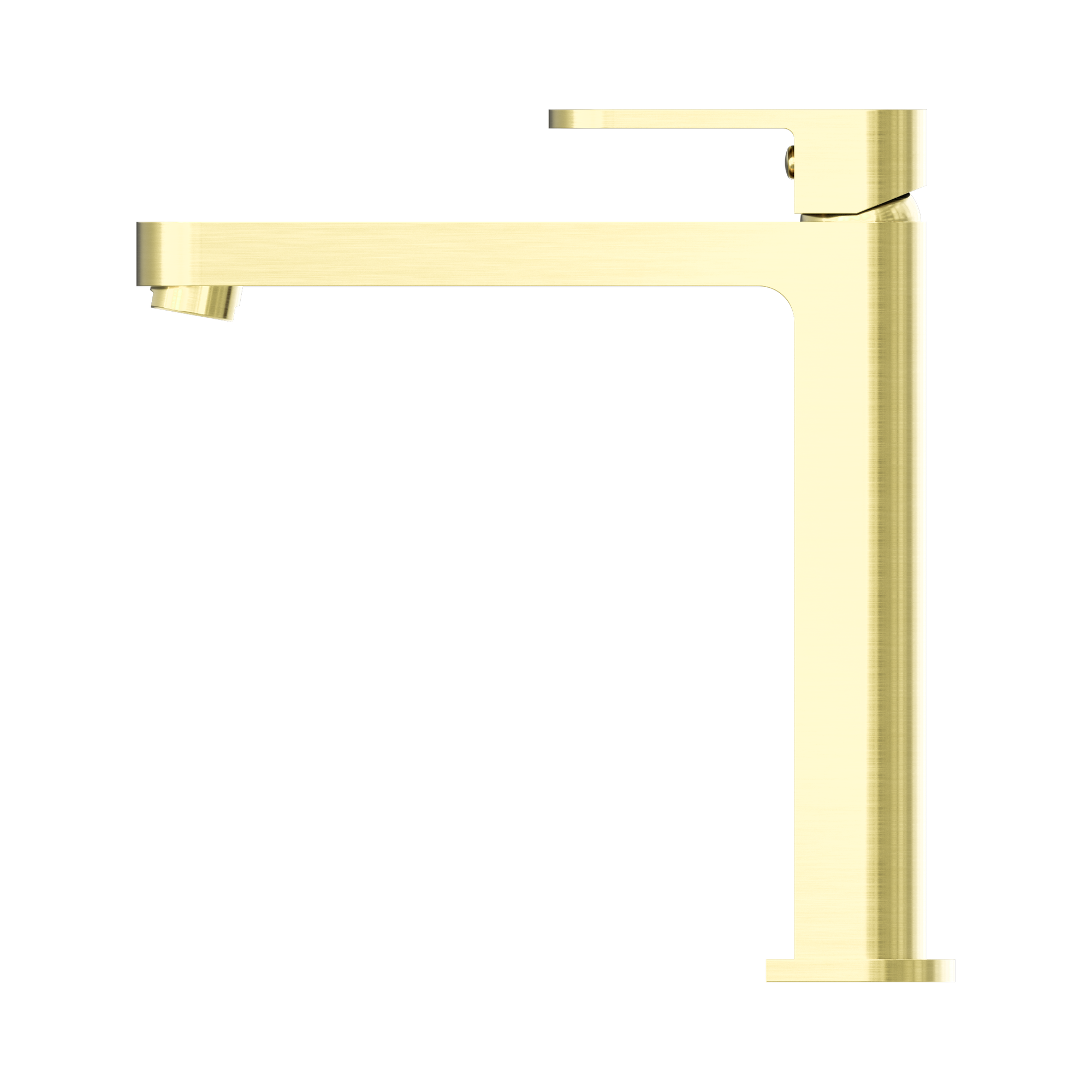 NR301301a BG Ecco Tall Basin Mixer Brushed Gold image 2