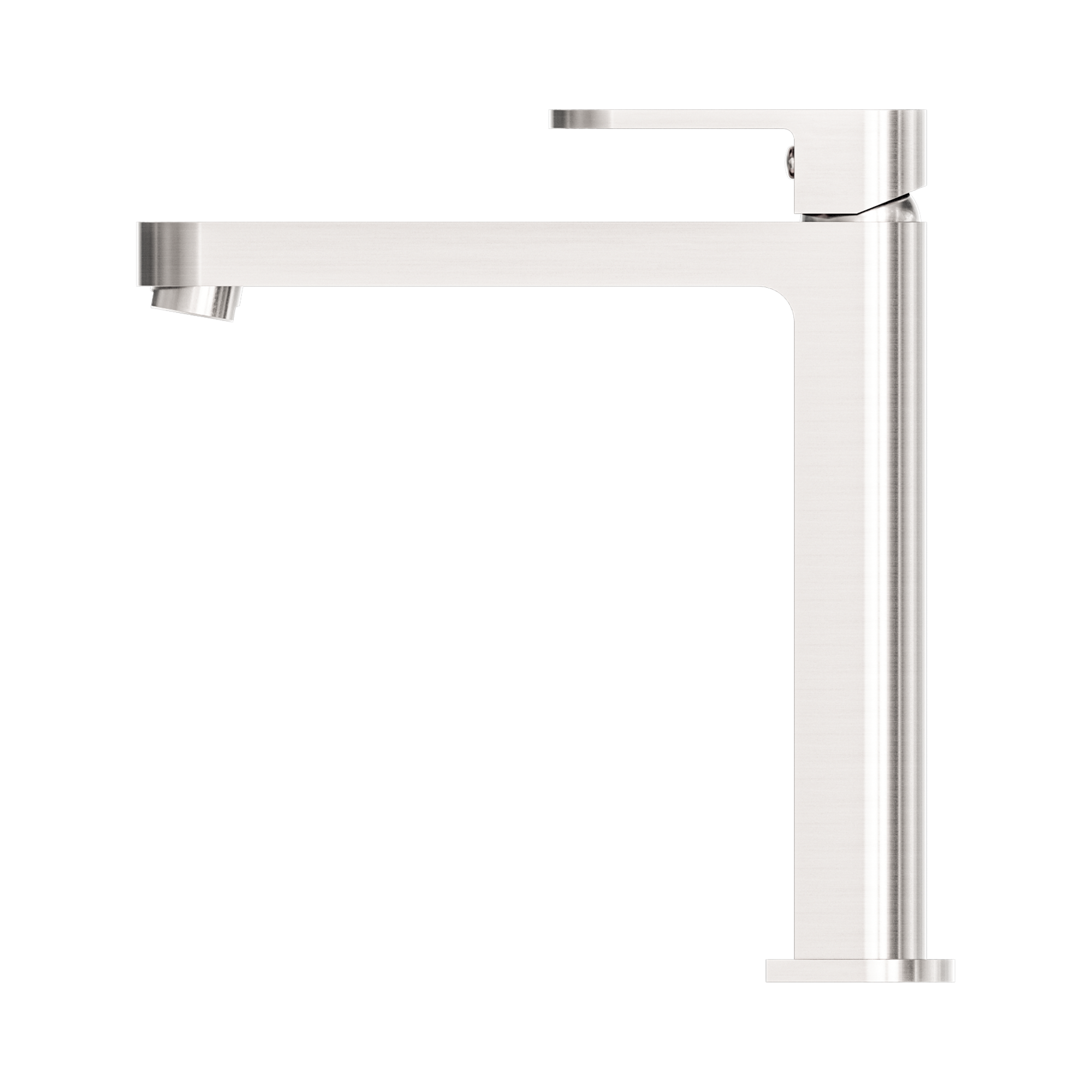 NR301301a BN Ecco Tall Basin Mixer Brushed Nickel image 2