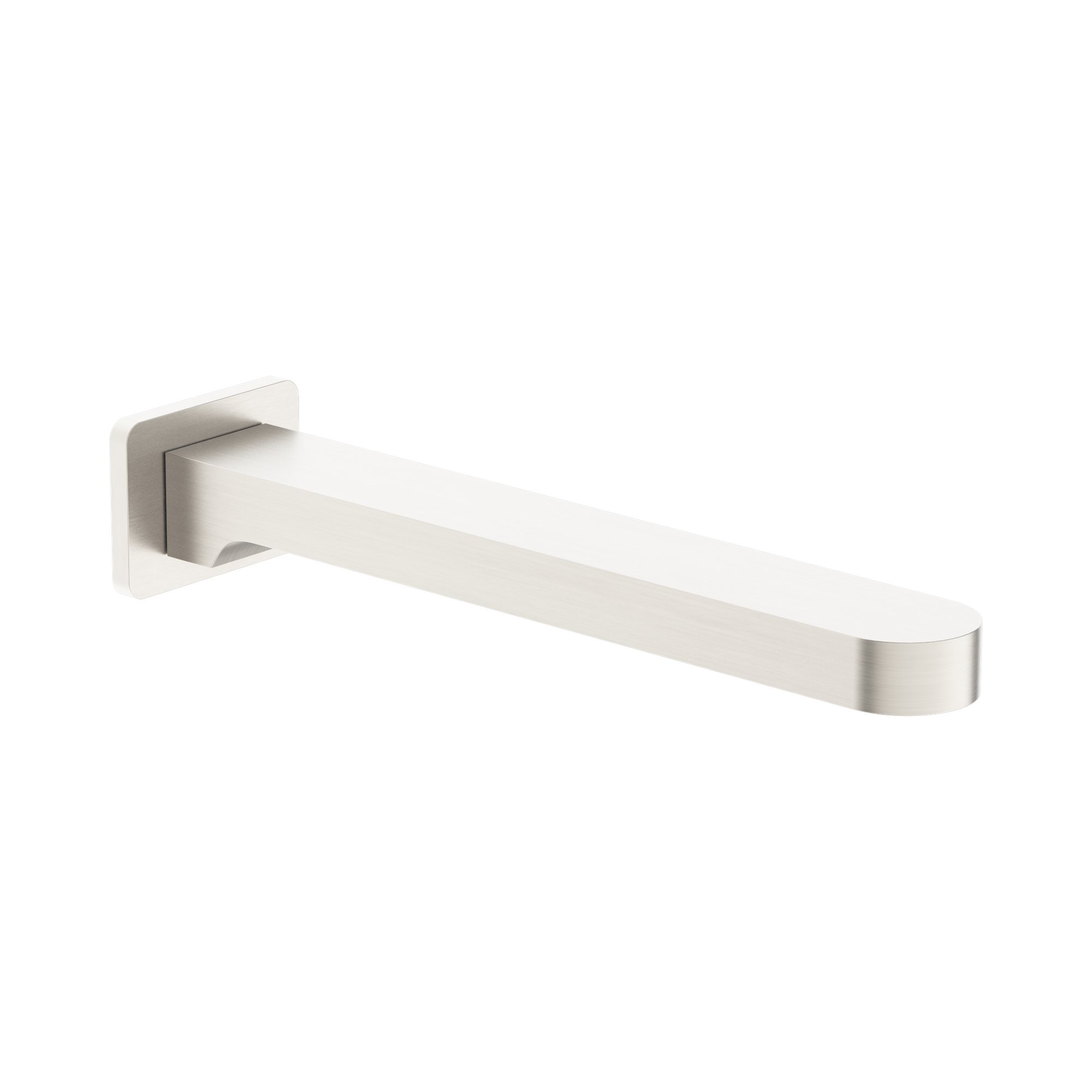 NR301303 BN Ecco Fixed Bath Spout Only Brushed Nickel image 1