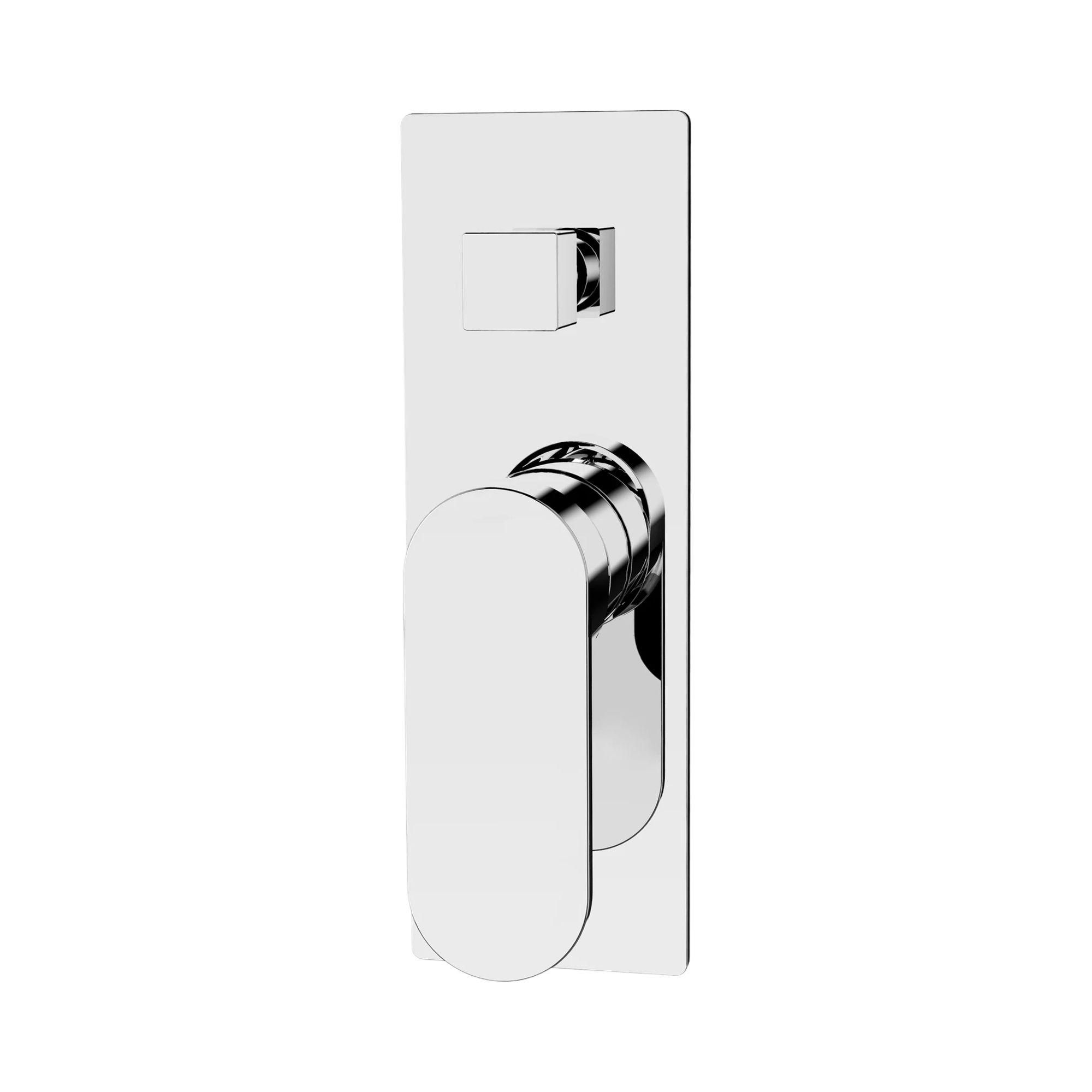 NR301309a CH Ecco Shower Mixer With Divertor Chrome image 1