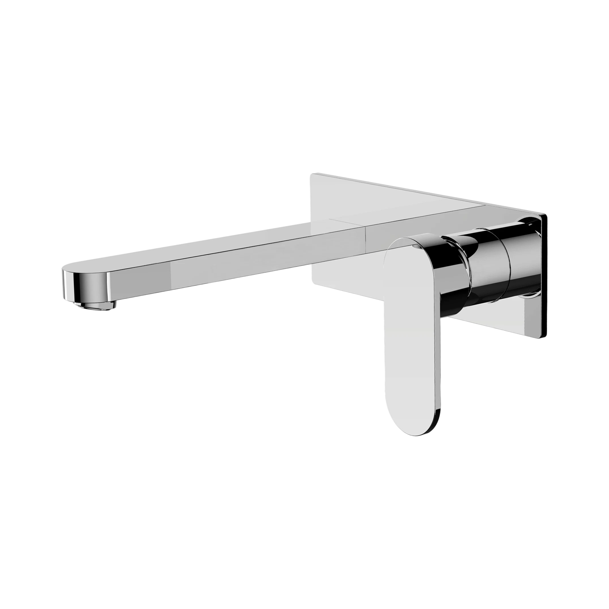 NR301310a CH Ecco Wall Basin Bath Mixer Chrome image 1