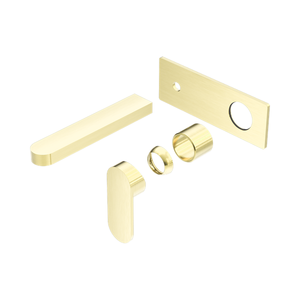 NR301310a TBG Ecco Wall Basin Bath Mixer Trim Kits Only Brushed Gold Thumb