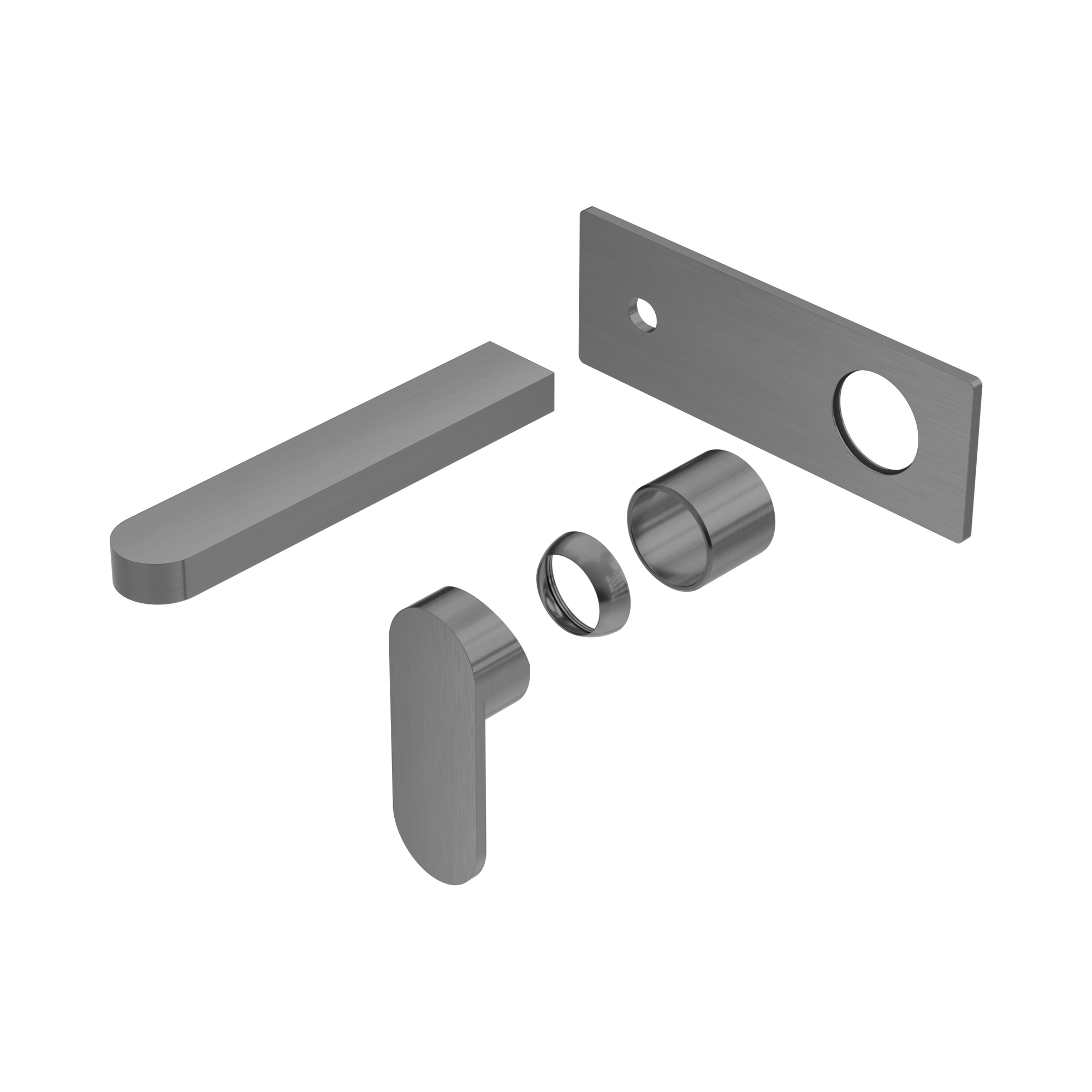 NR301310a TGM Ecco Wall Basin Bath Mixer Trim Kits Only Gun Metal image 1