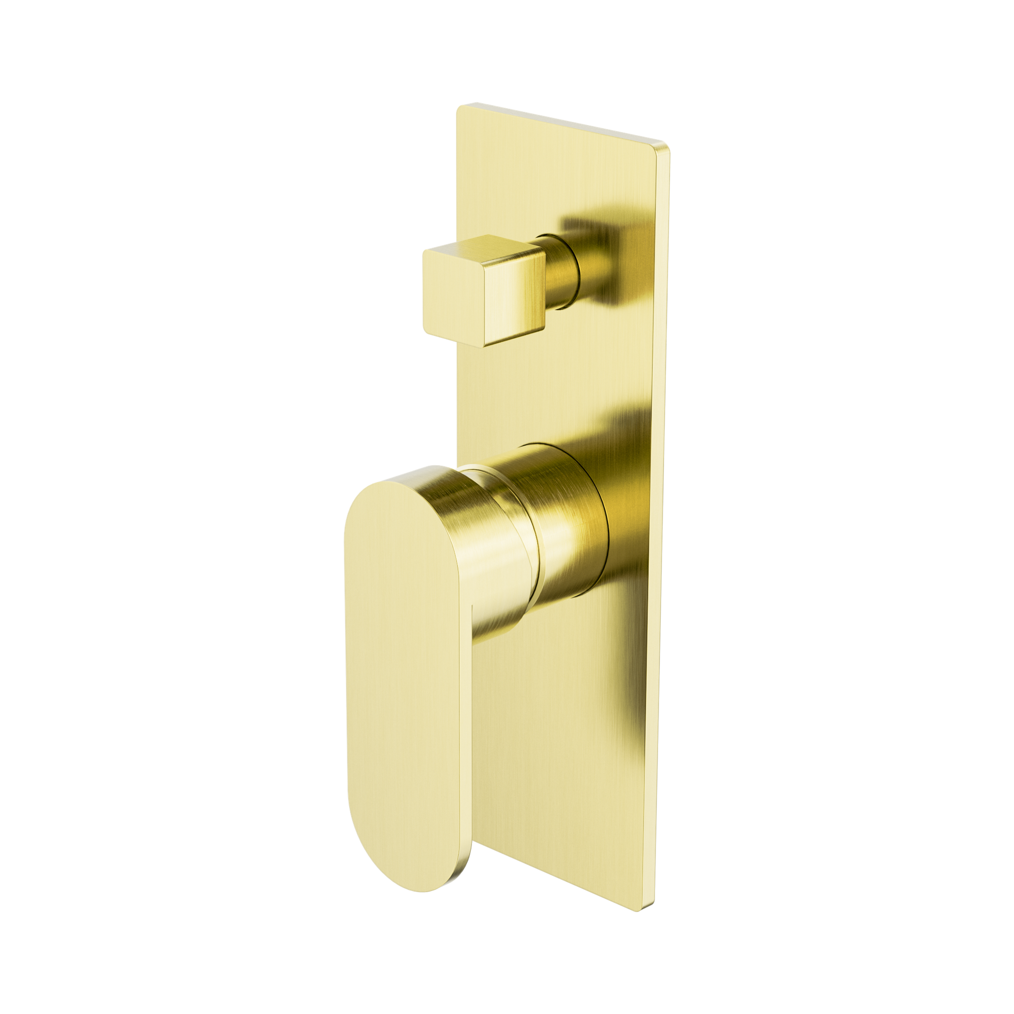 NR301311 ABG Ecco Shower Mixer With Divertor Brushed Gold image 1